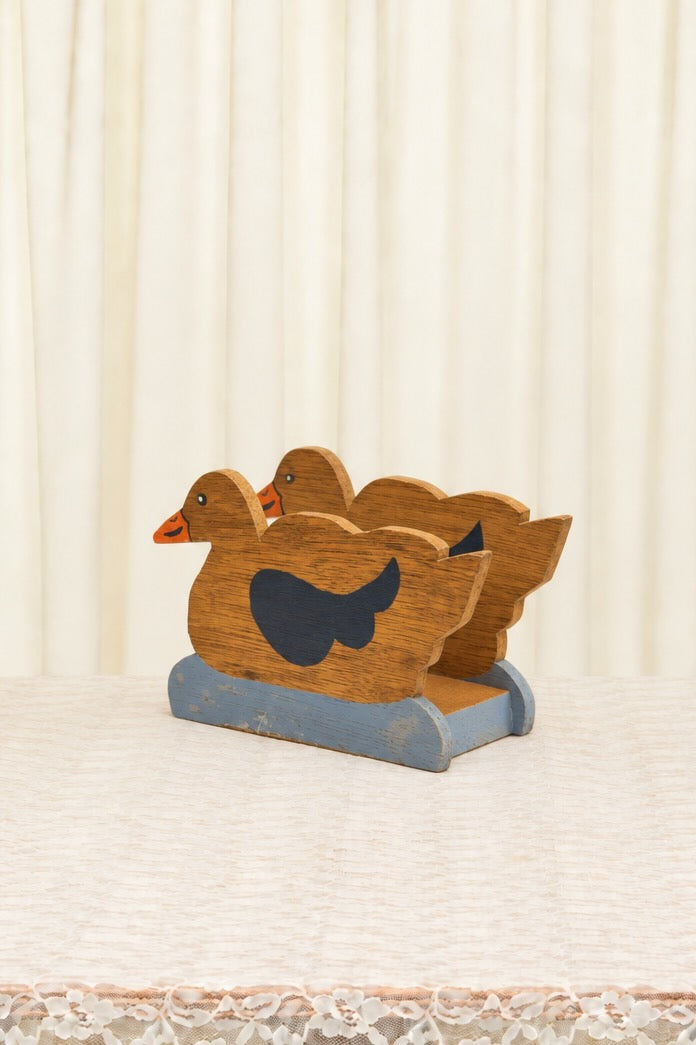 Vintage Duck Letter/Napkin Holder