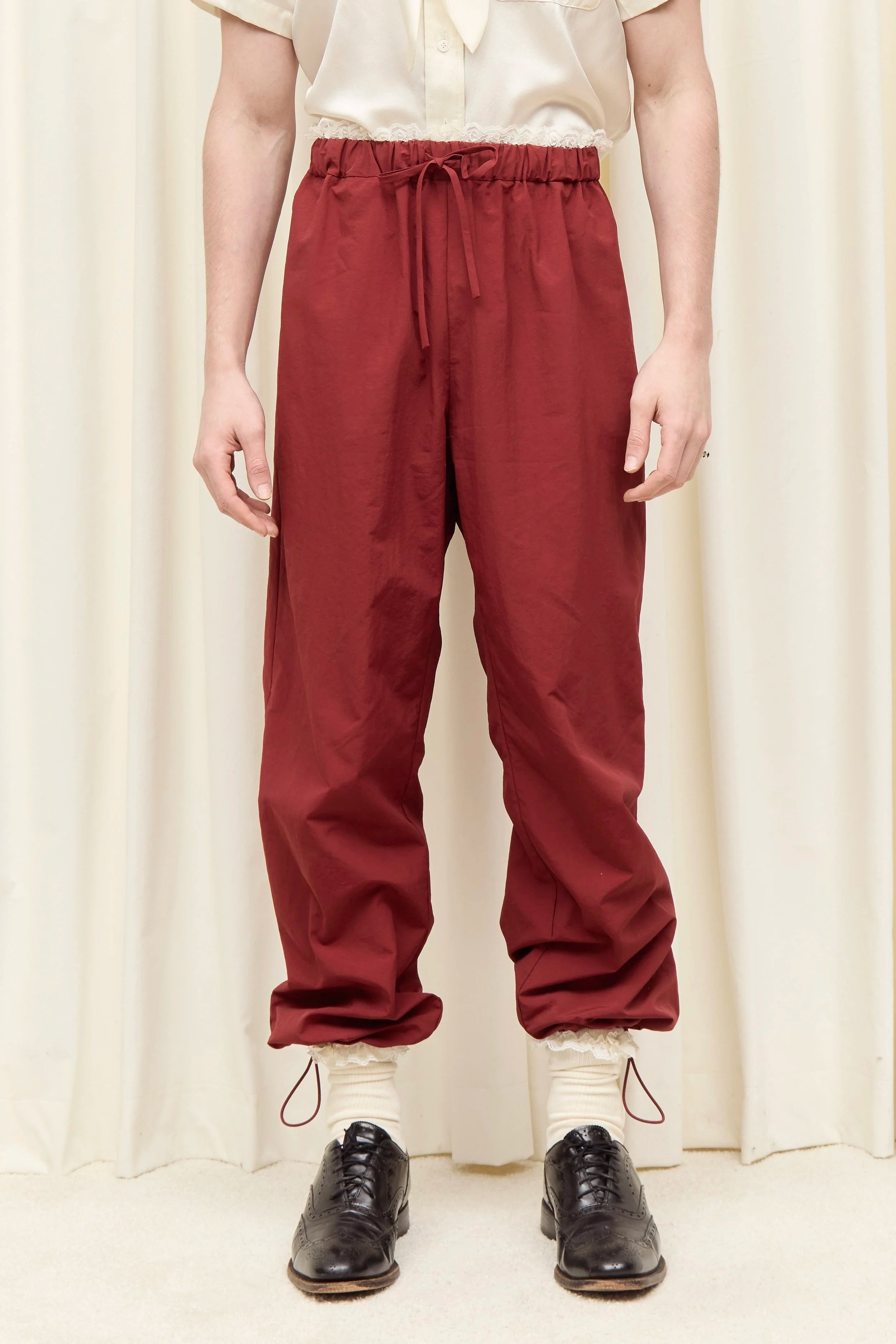 Kennedy Lace Trim Drawcord Track Pant