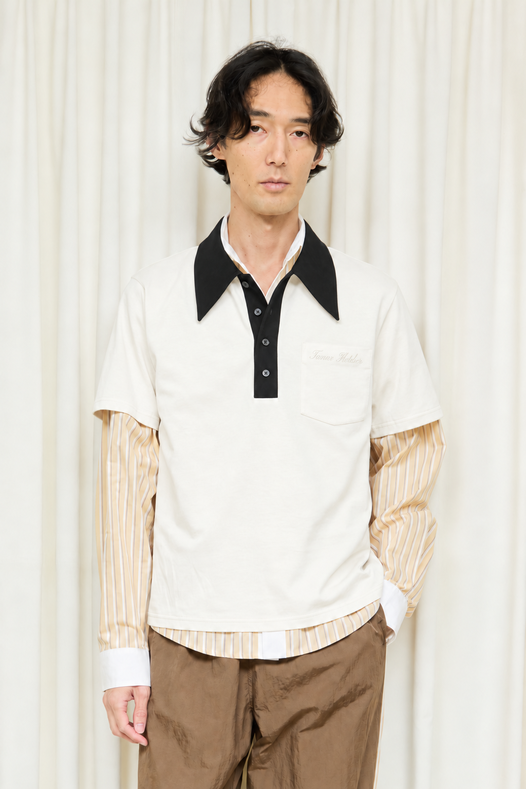 Frank Oversized Collar Polo