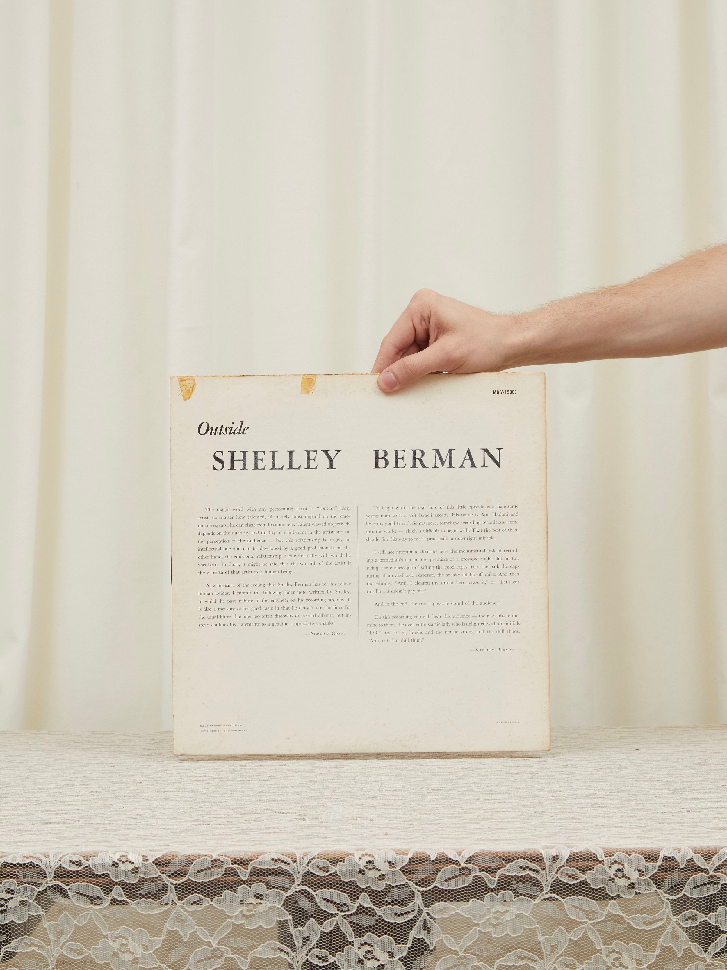 Vintage Shelley Berman Record