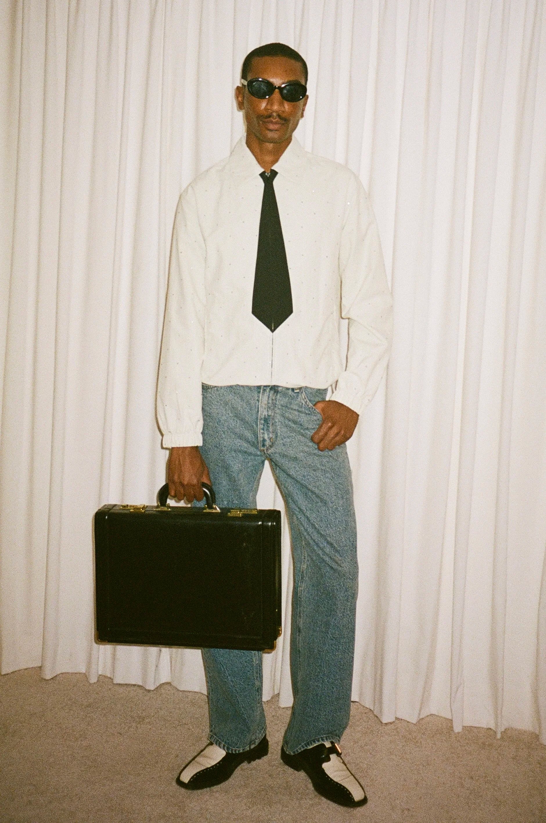 Kennedy Hot Fix Tie Track Jacket