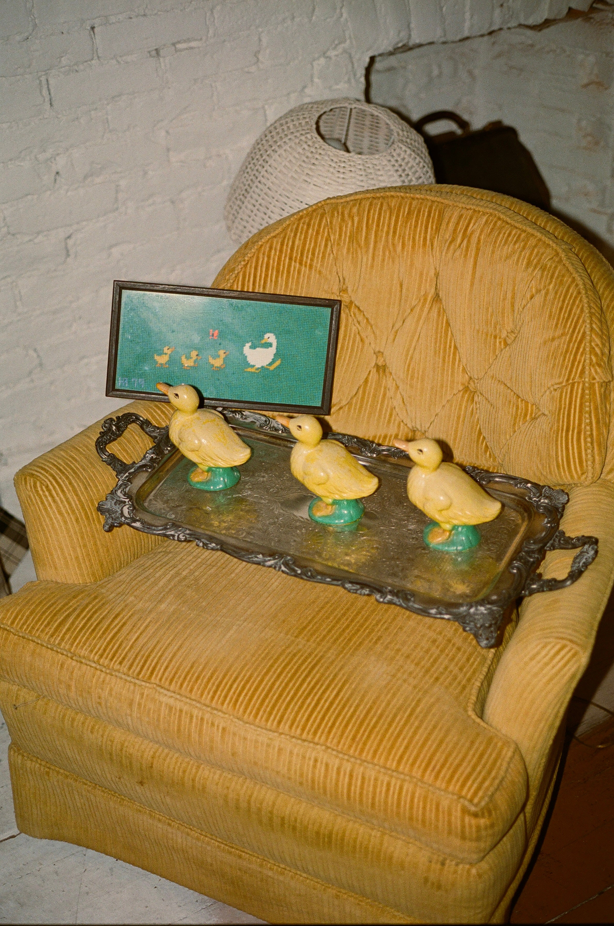 Vintage Ceramic Ducklings Set/3
