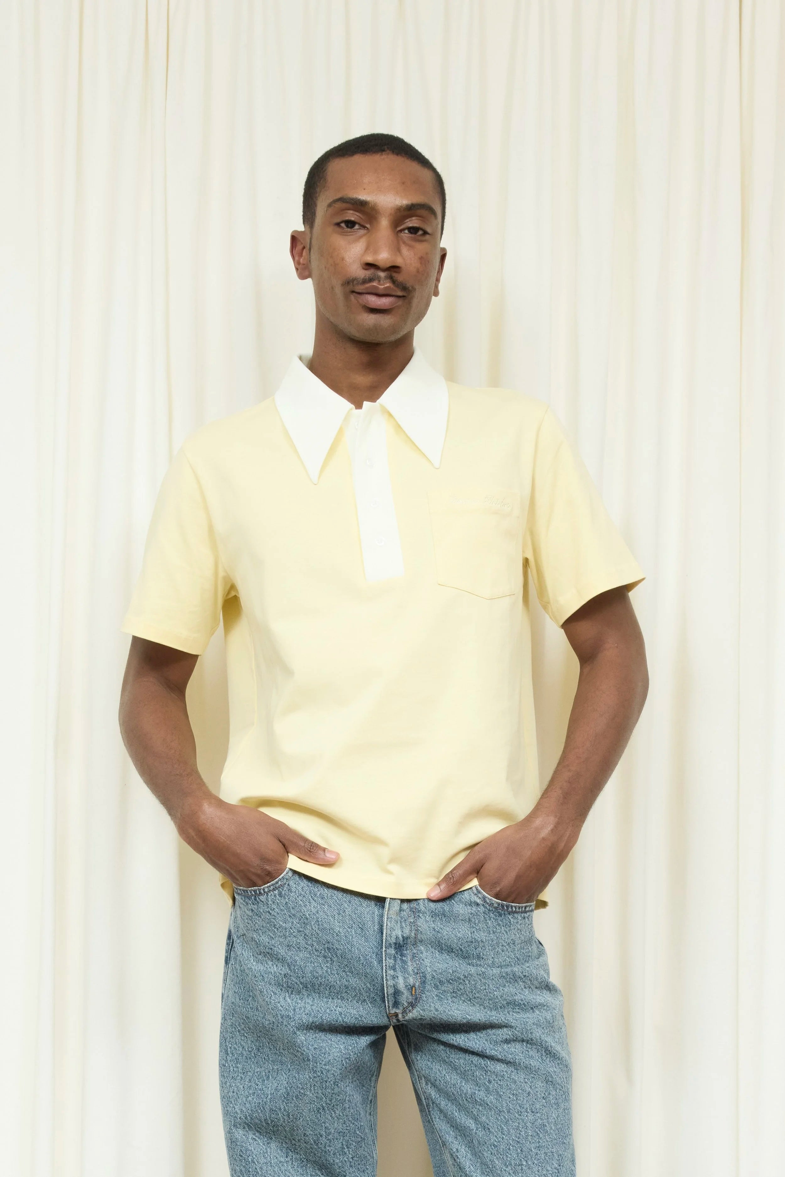 Frank Oversized Collar Polo