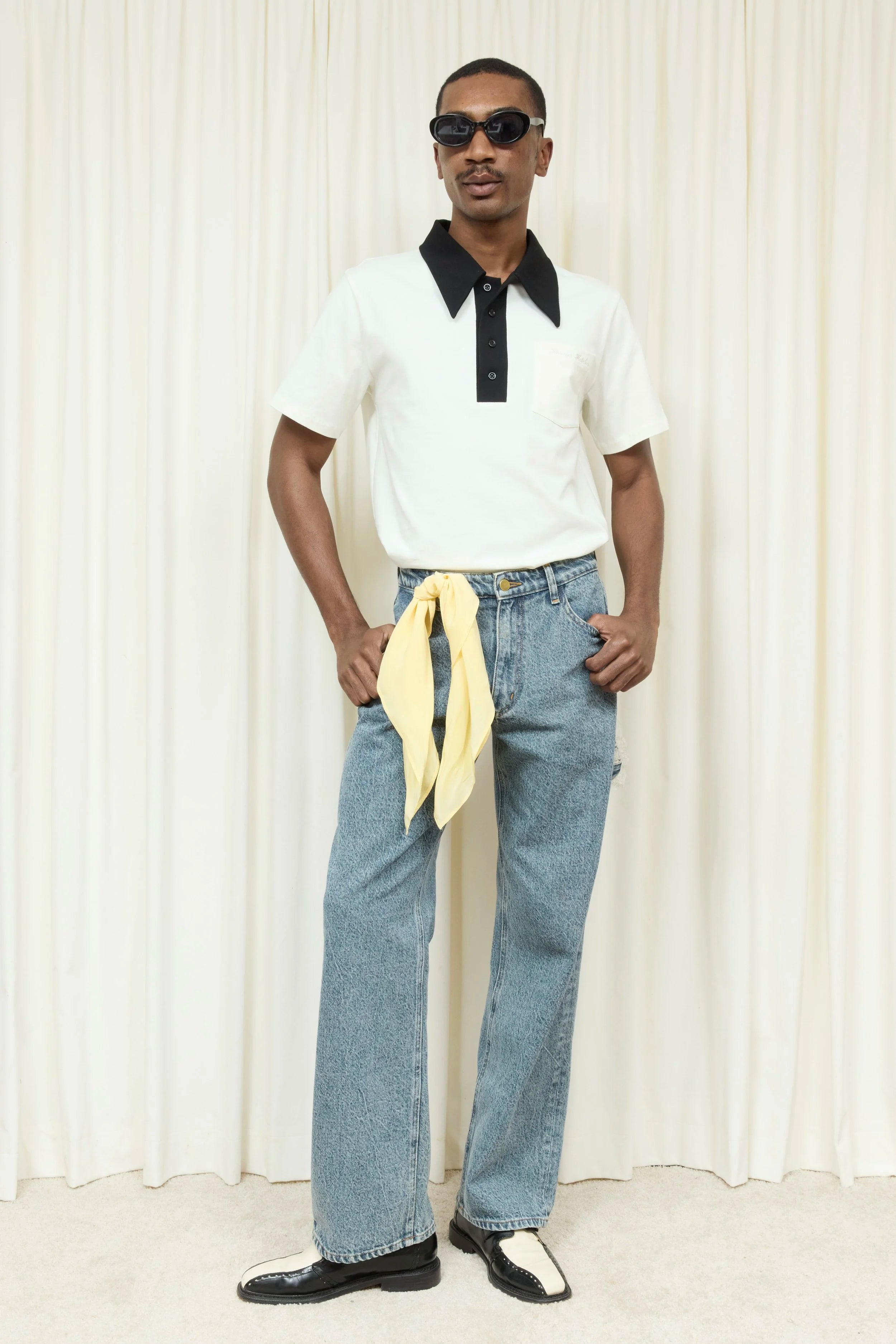 Frank Oversized Collar Polo