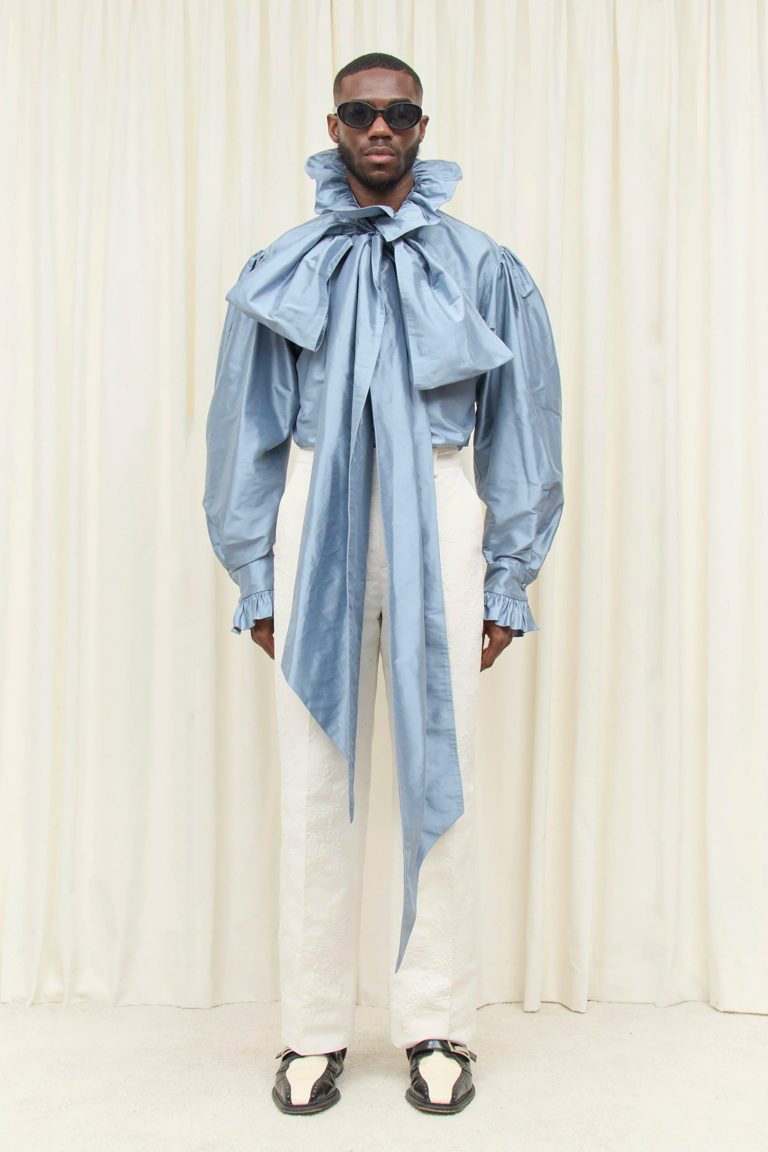 Simone Oversized Bow Blouse