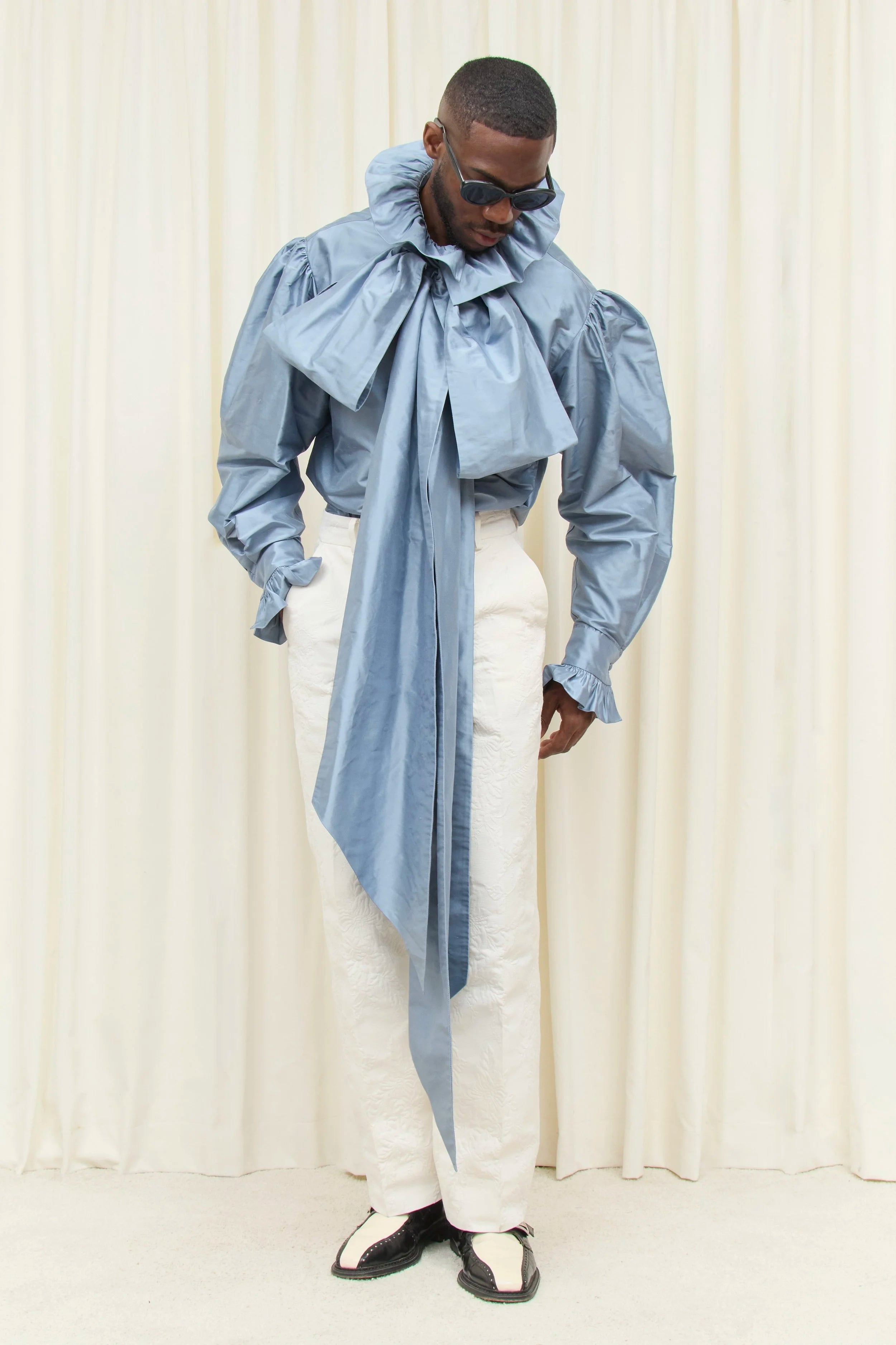 Simone Oversized Bow Blouse