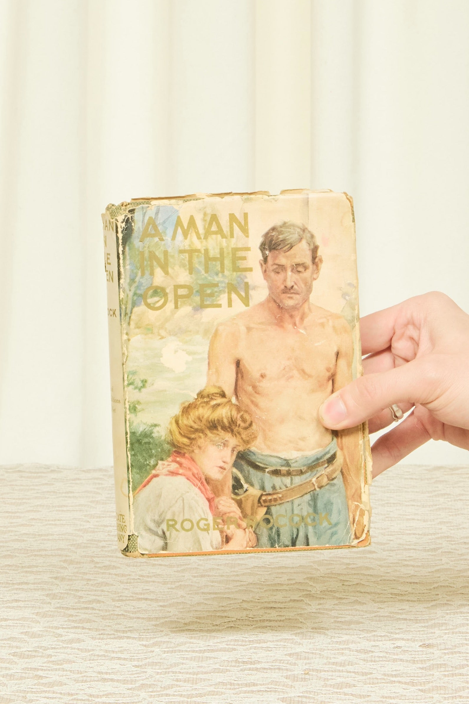 Antique "A Man in the Open" Book (1912)