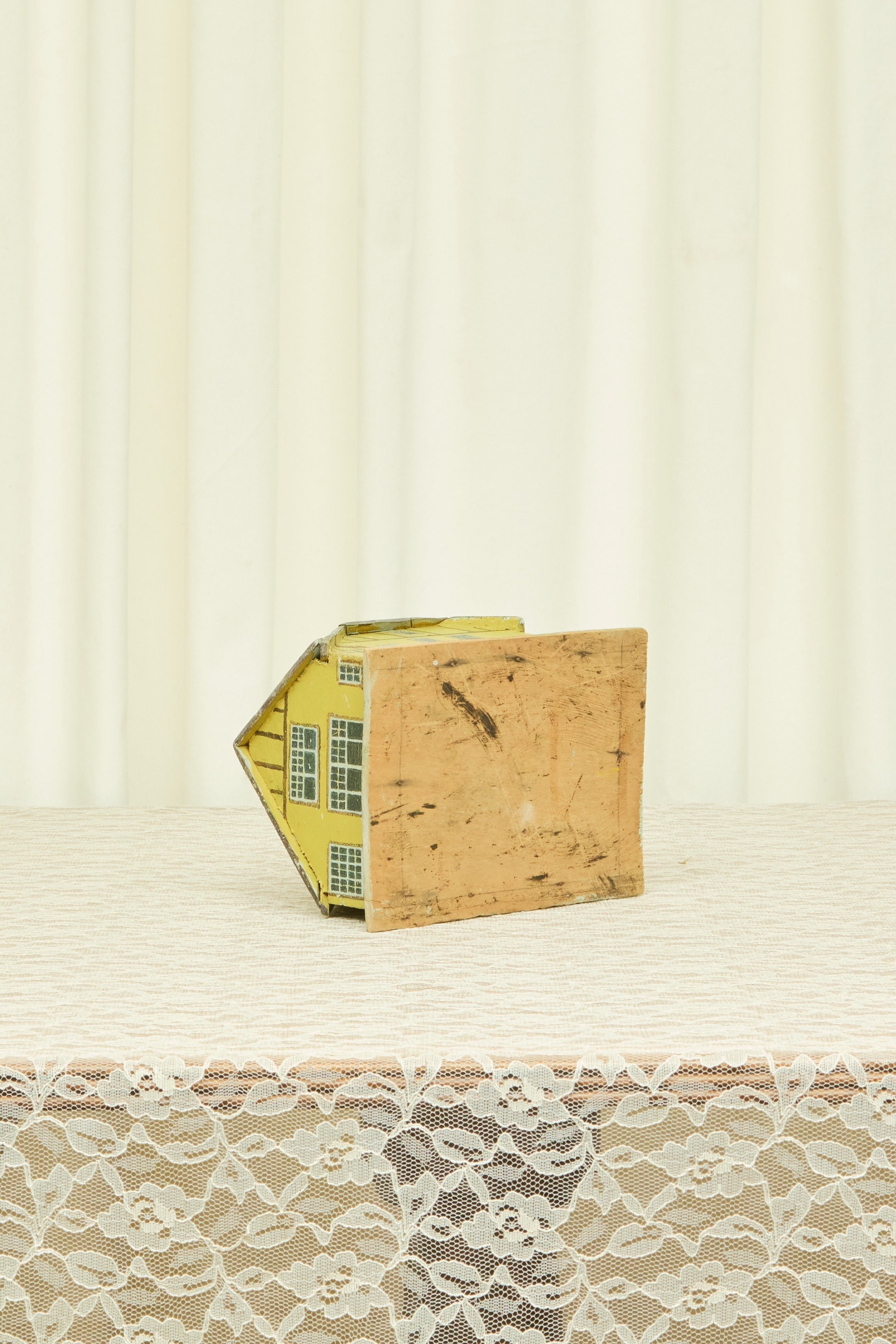 Antique Folk Art Painted House