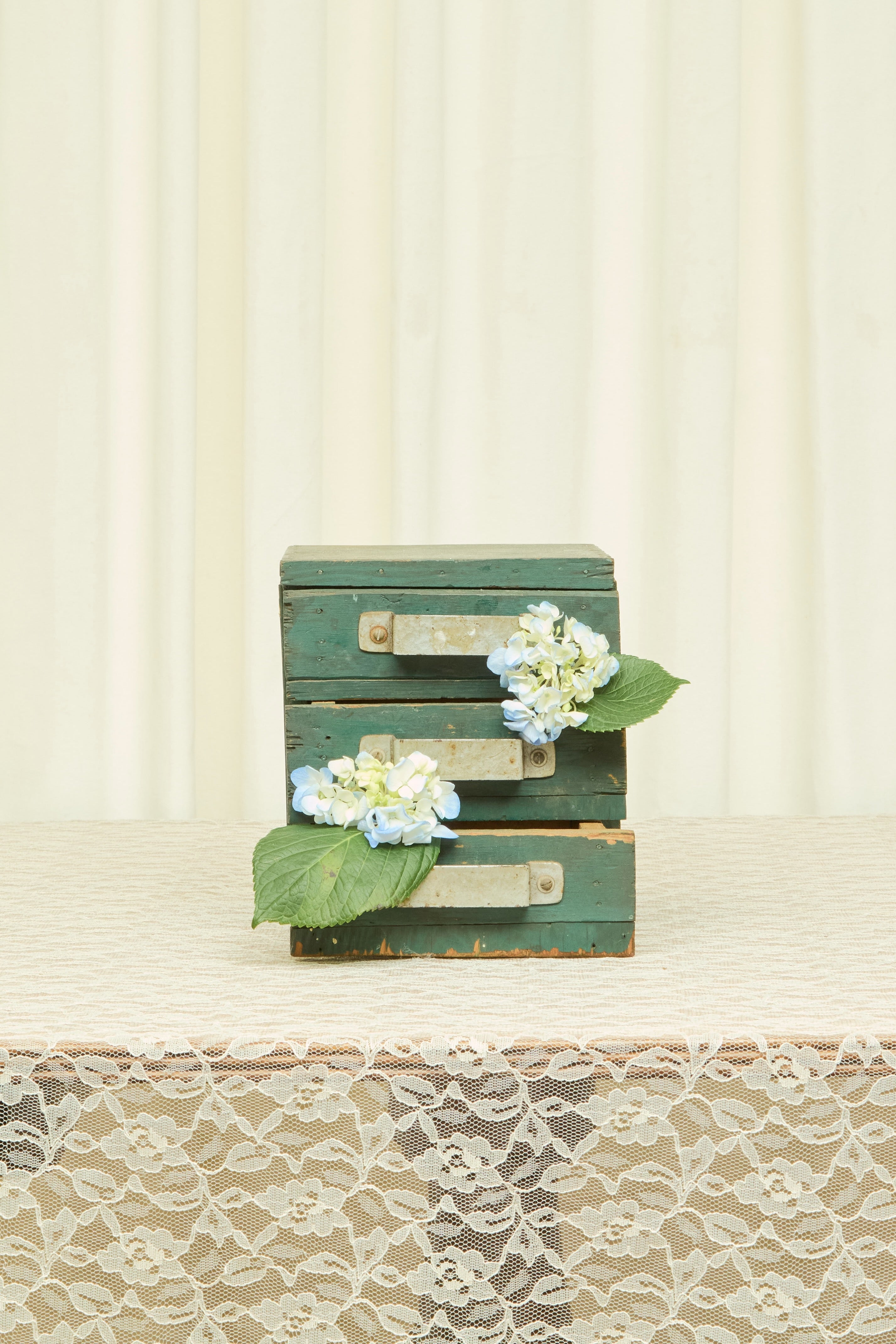 Antique Three Drawer Organizer