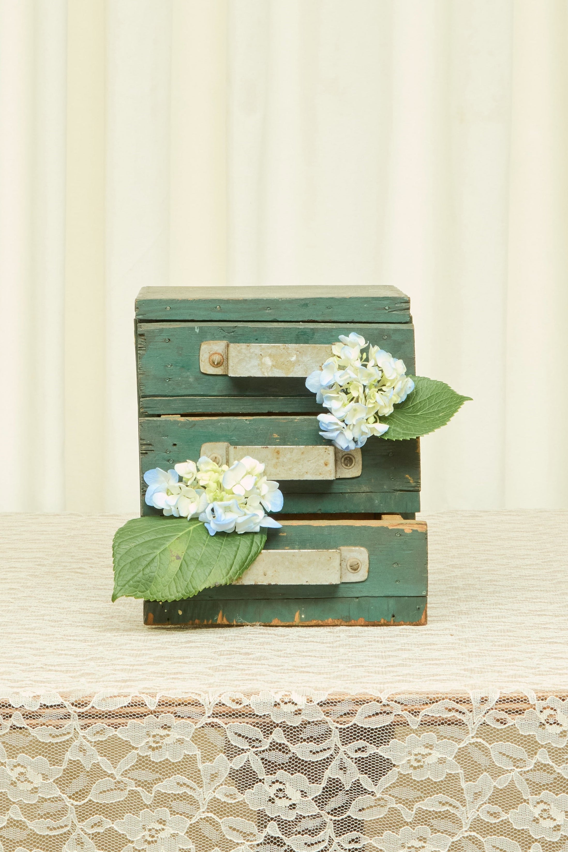 Antique Three Drawer Organizer