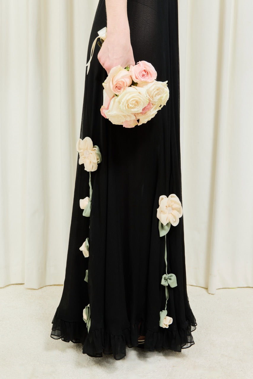 Arthusela Floral Embellished Gown
