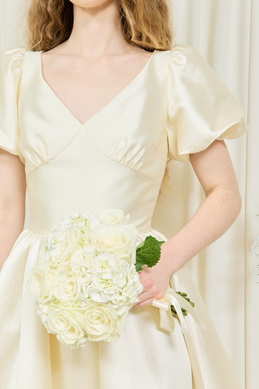 Astor Puff Sleeve Gown
