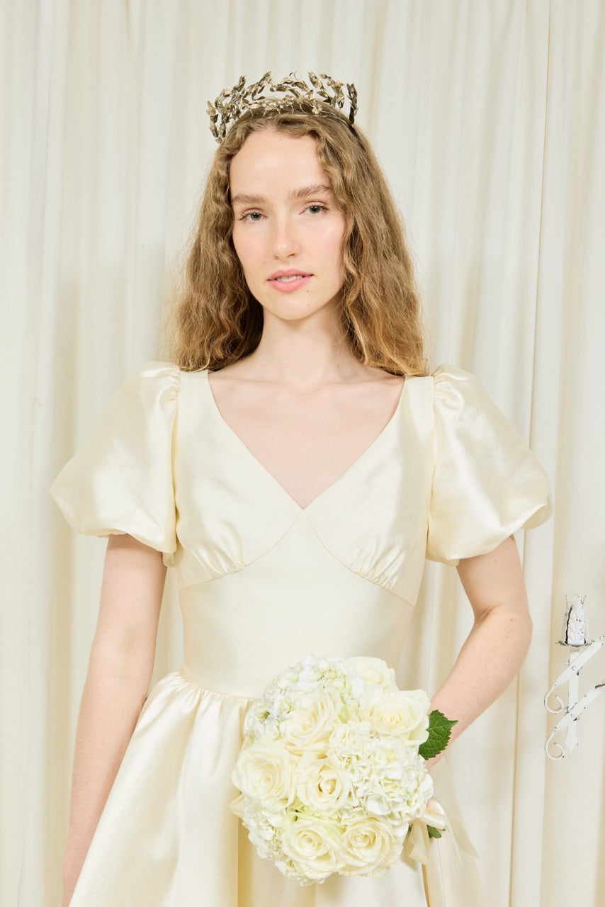Astor Puff Sleeve Gown