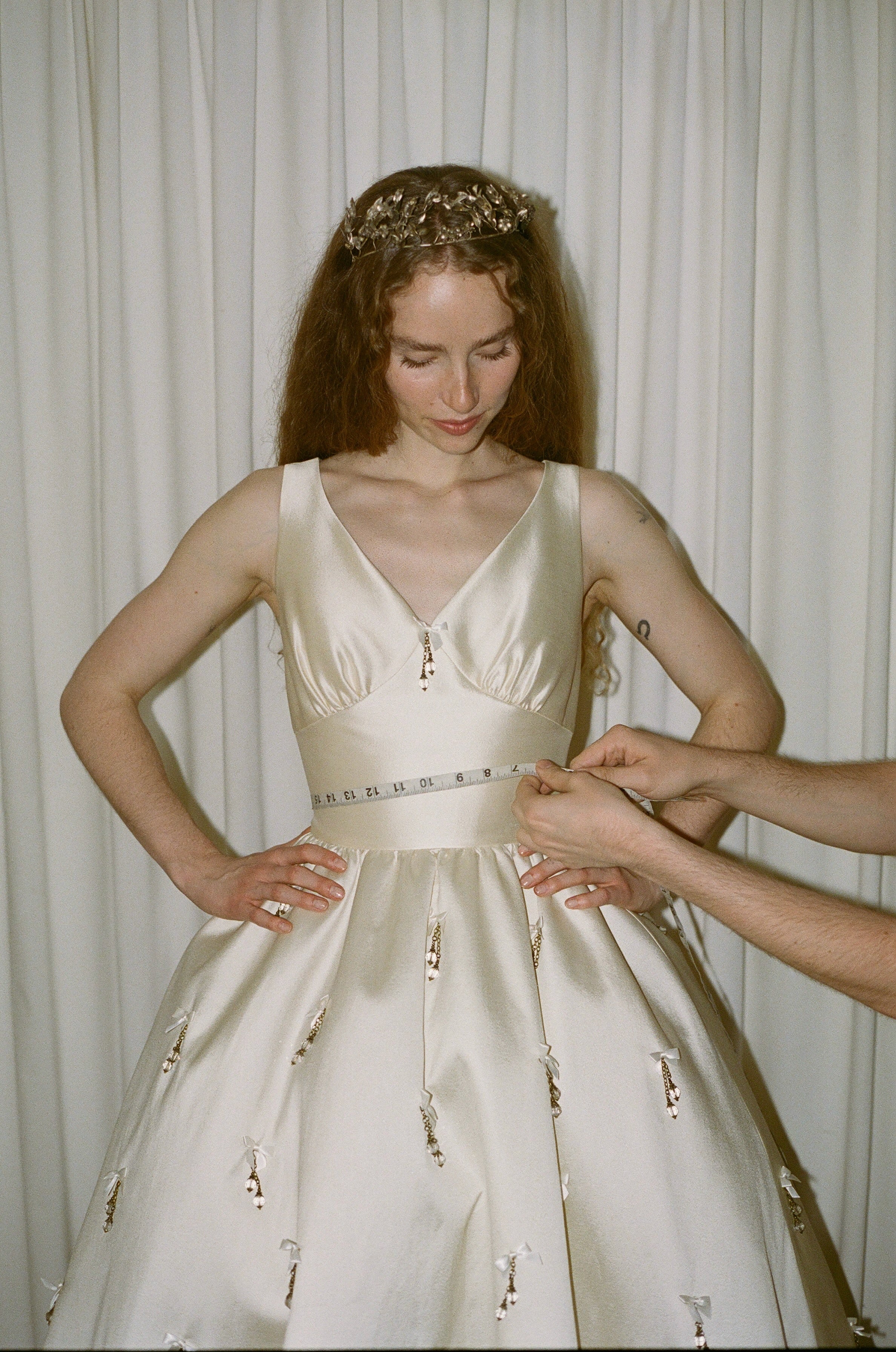 Astor Sleeveless Bead Embellished Gown