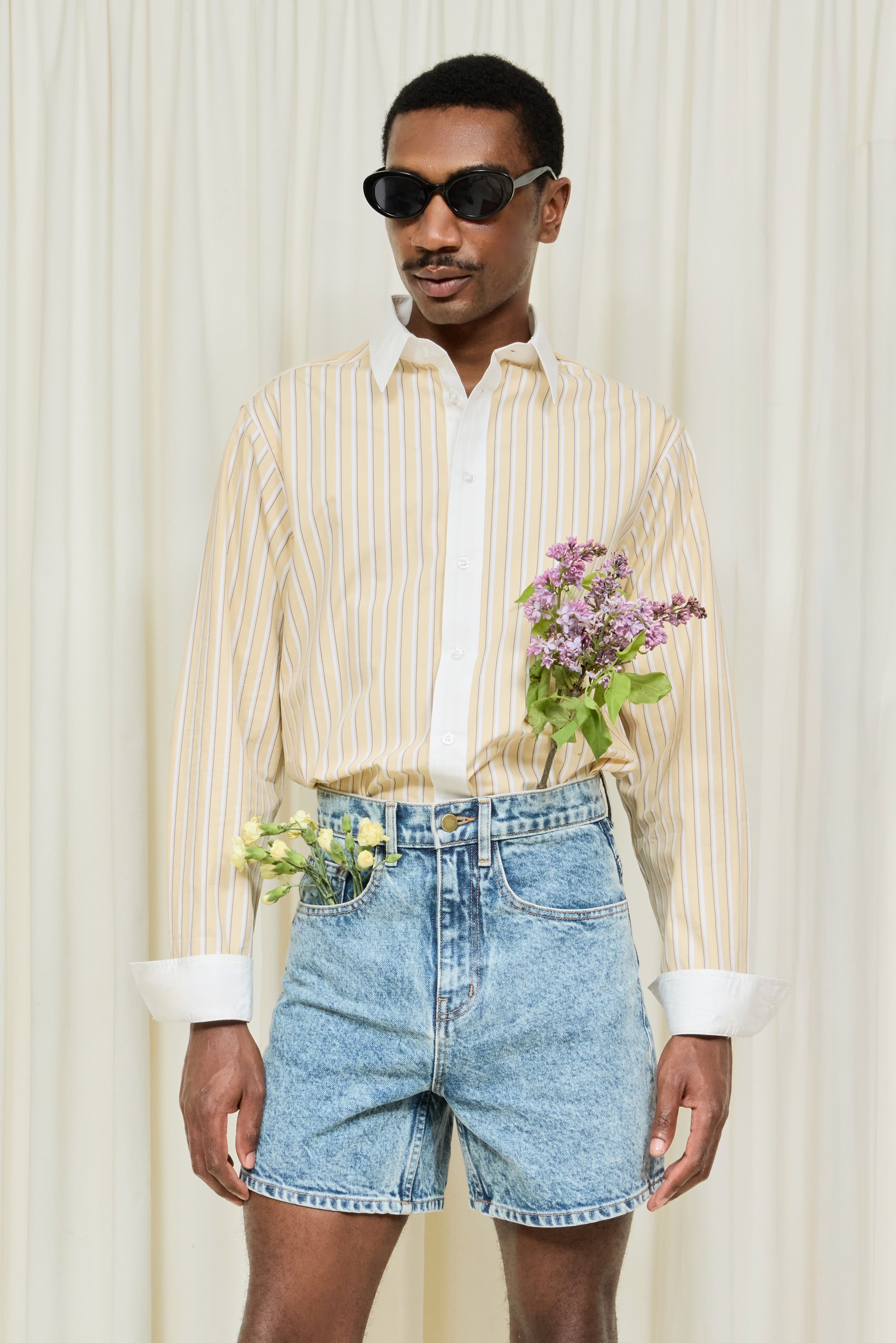 Brad Mid Length Jean Short