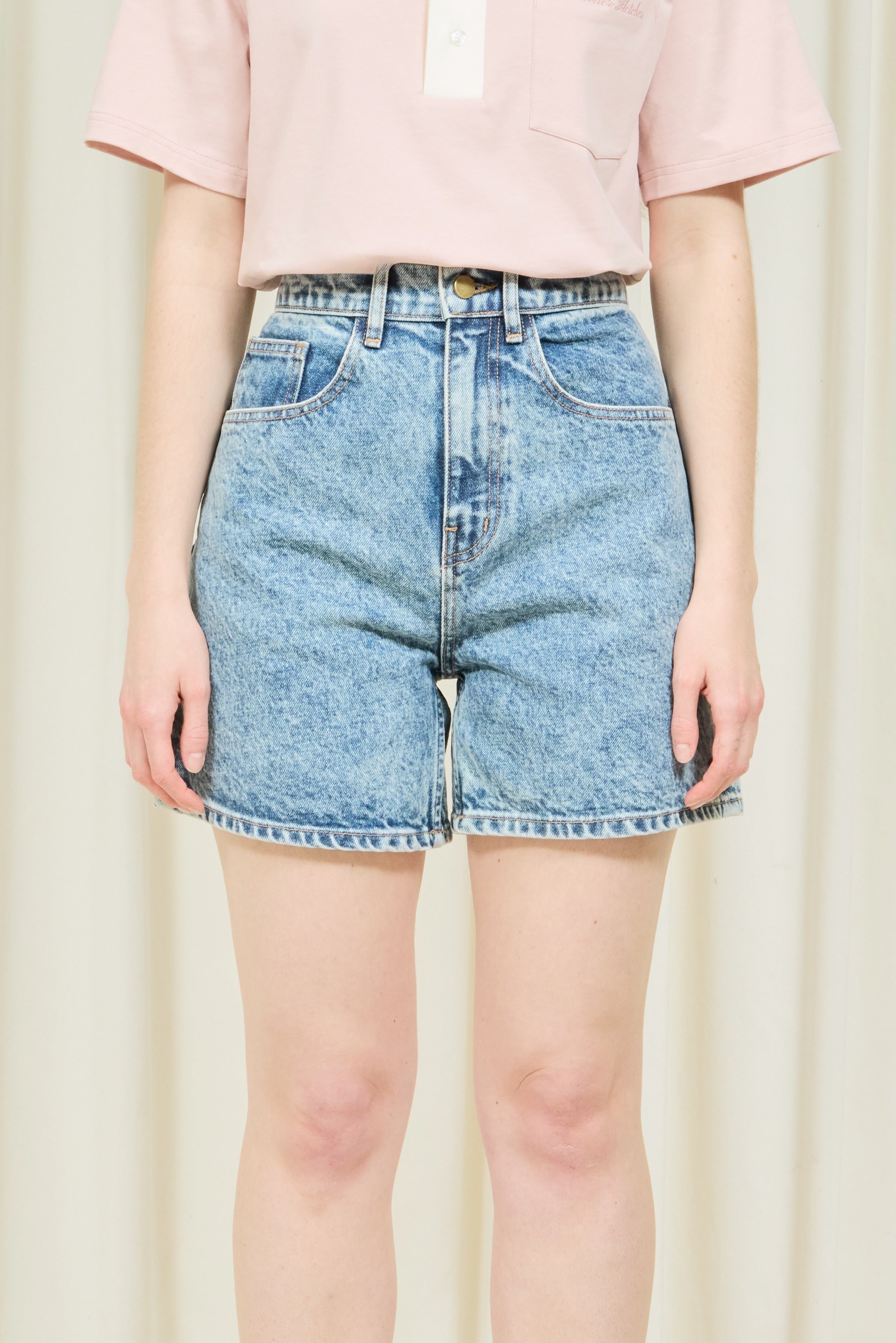 Brad Mid Length Jean Short