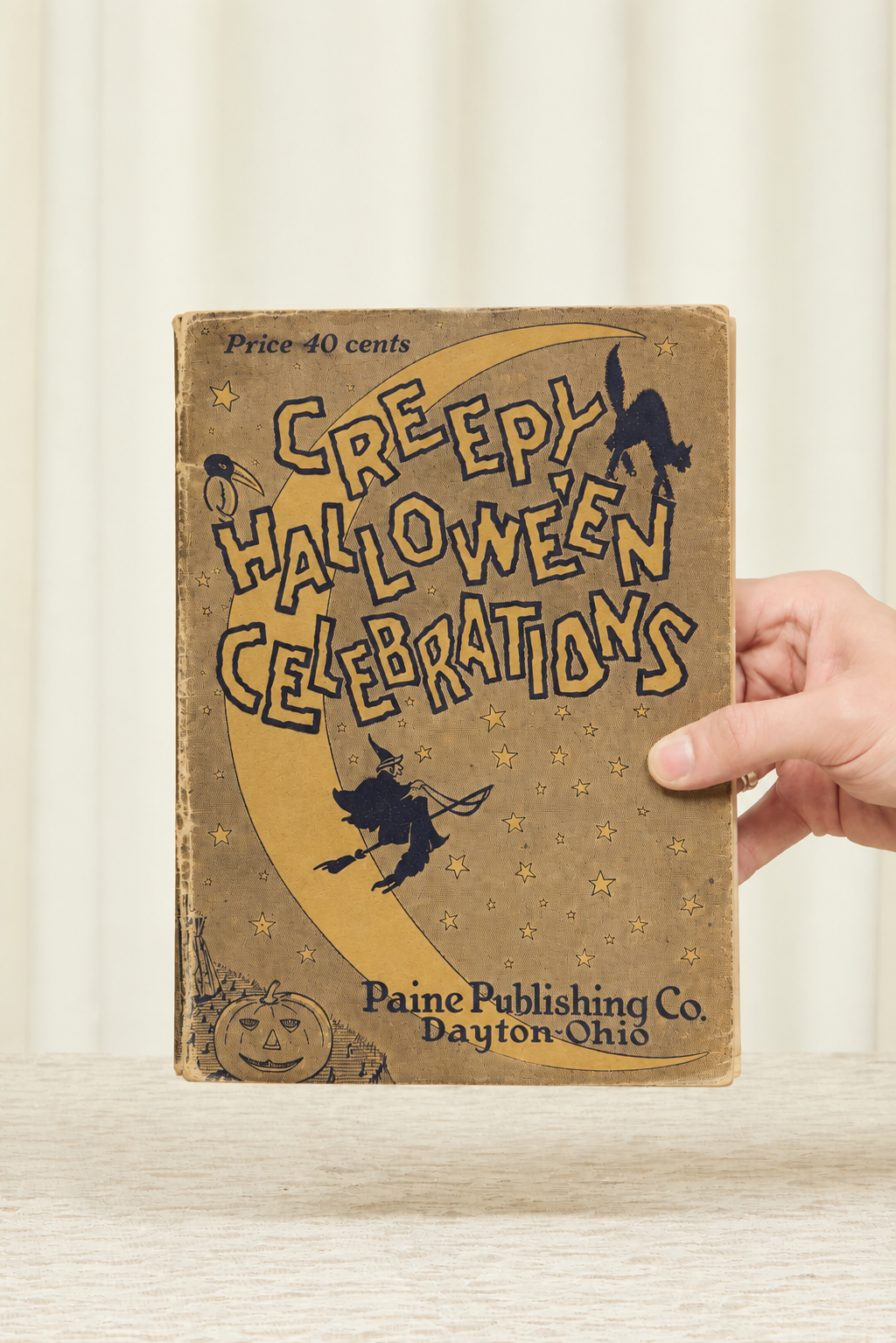 Antique "Creepy Halloween Celebrations" Book (1926)