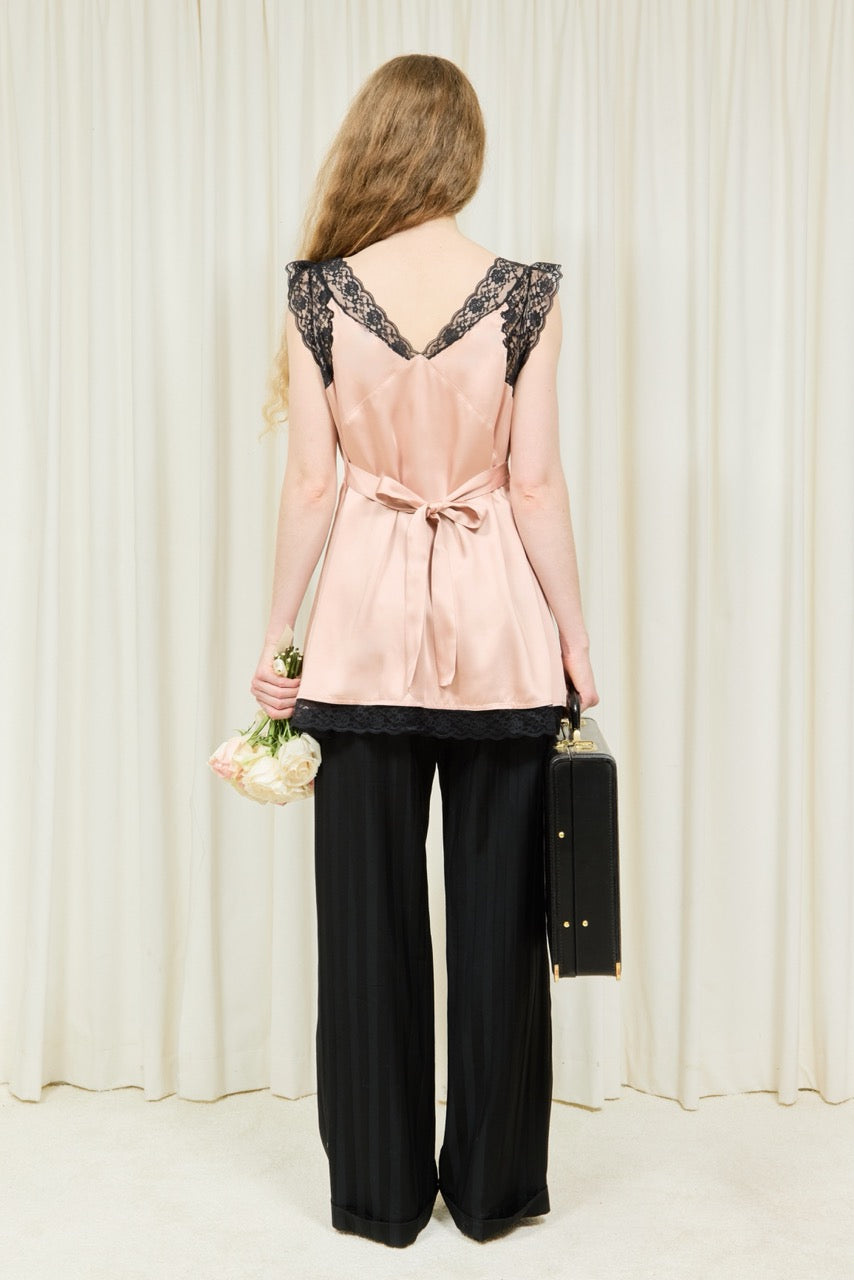 Irene Lace Trim Mini Dress/Camisole