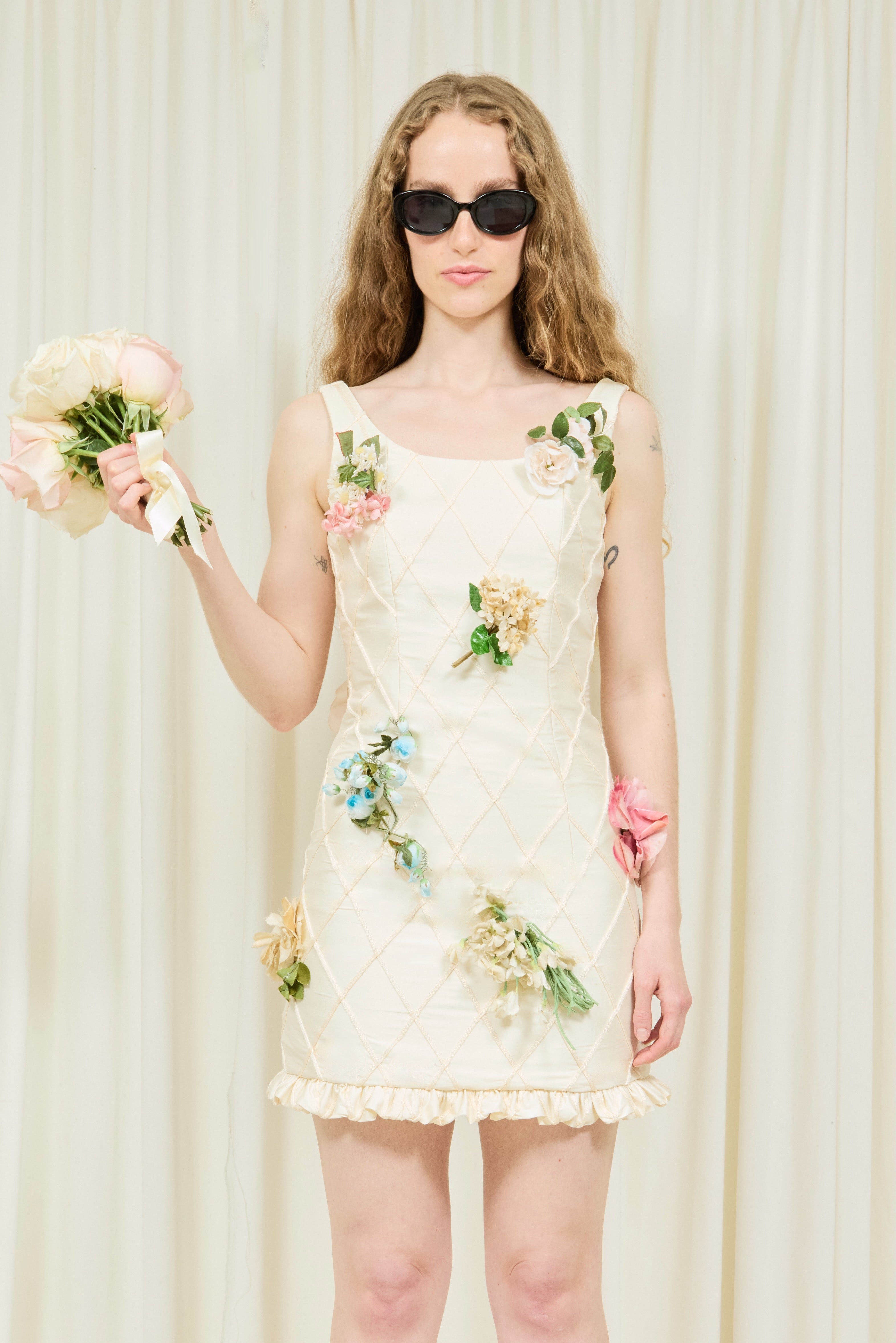 Lucie Garden Trellis Mini Dress