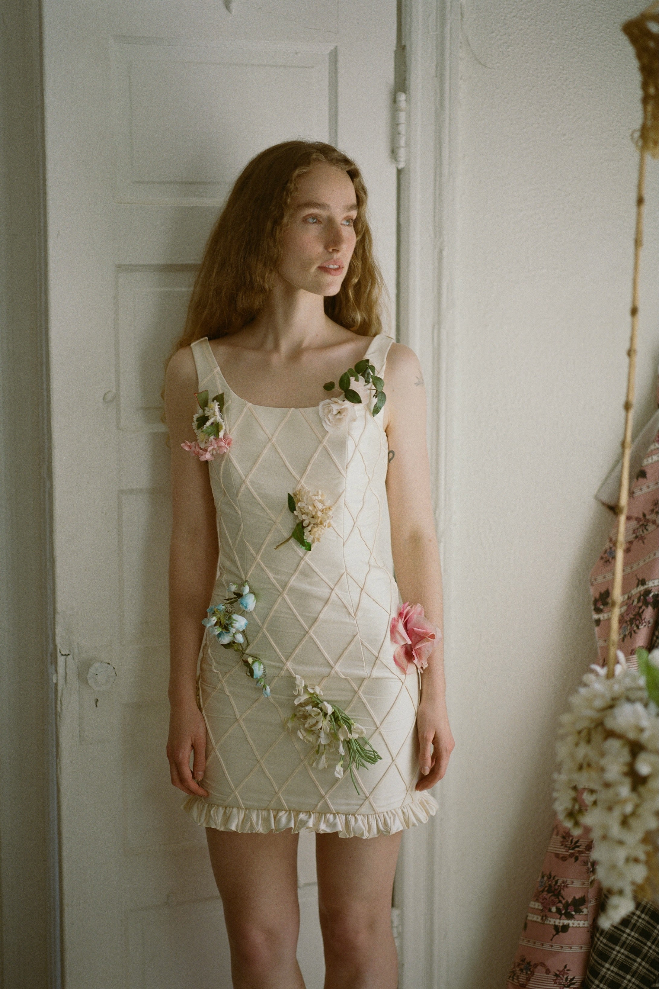 Lucie Garden Trellis Mini Dress