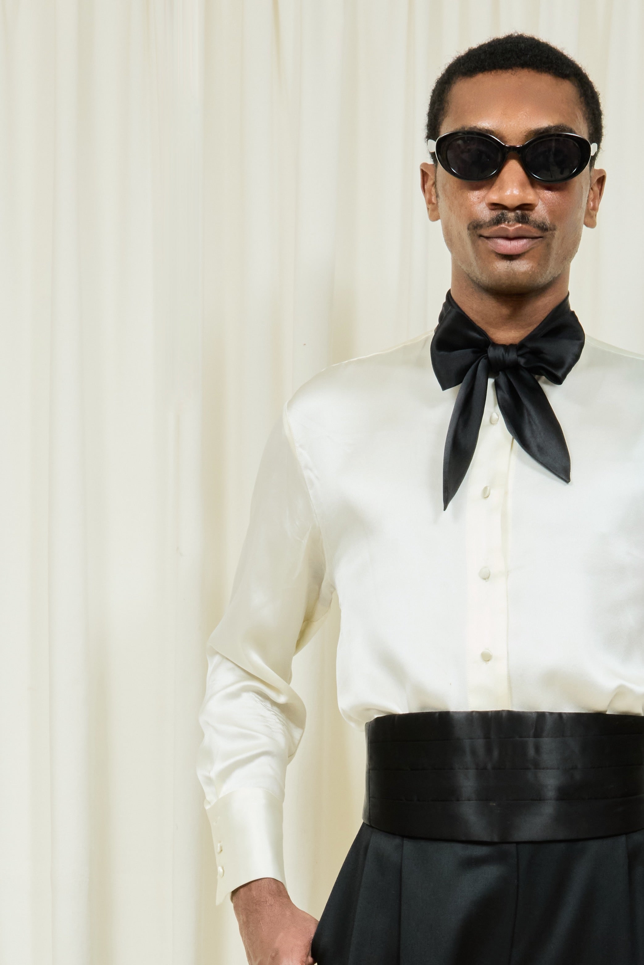 Luther Long Sleeve Tie Shirt