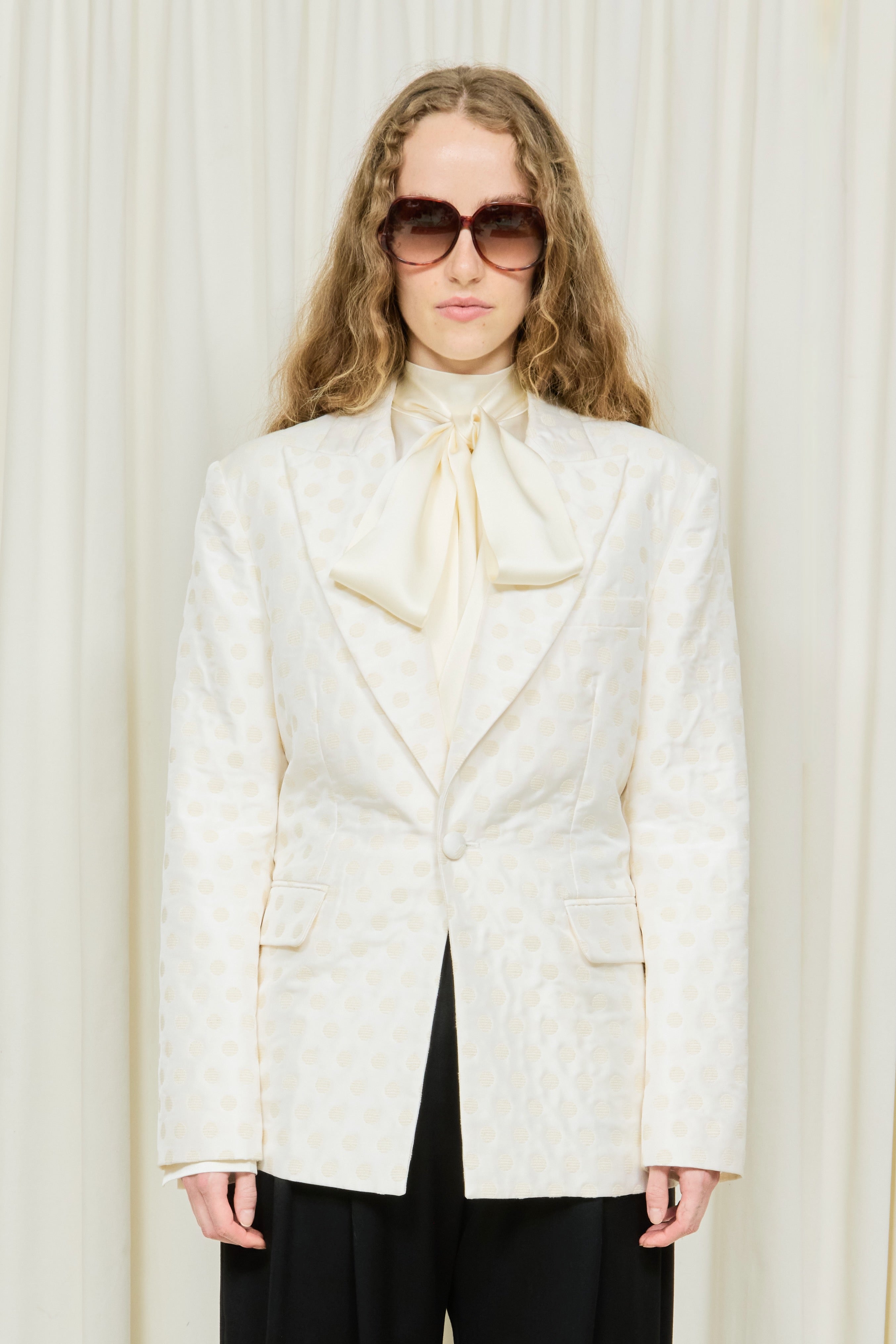 Norman Polkadot Jacquard Blazer