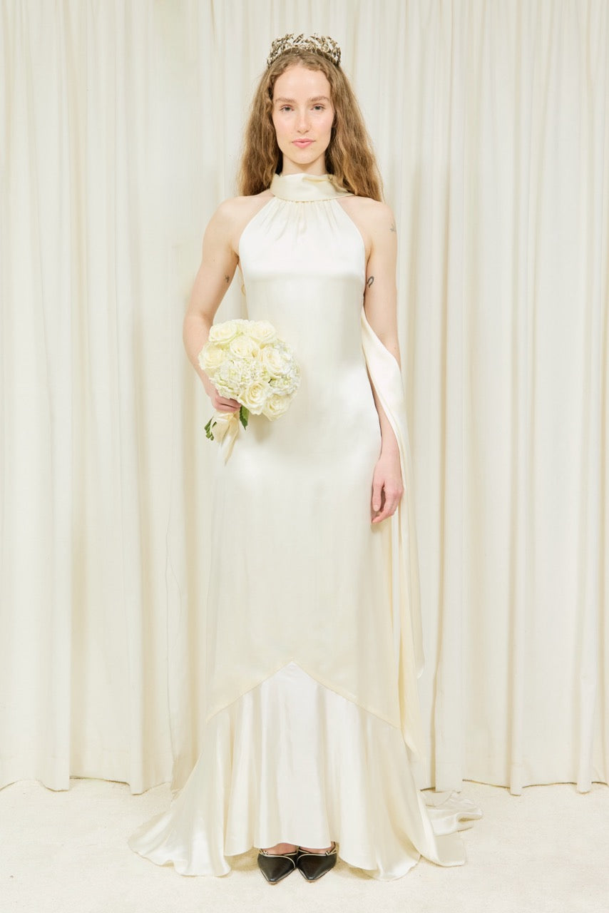 Prinnie Halter Scarf Gown
