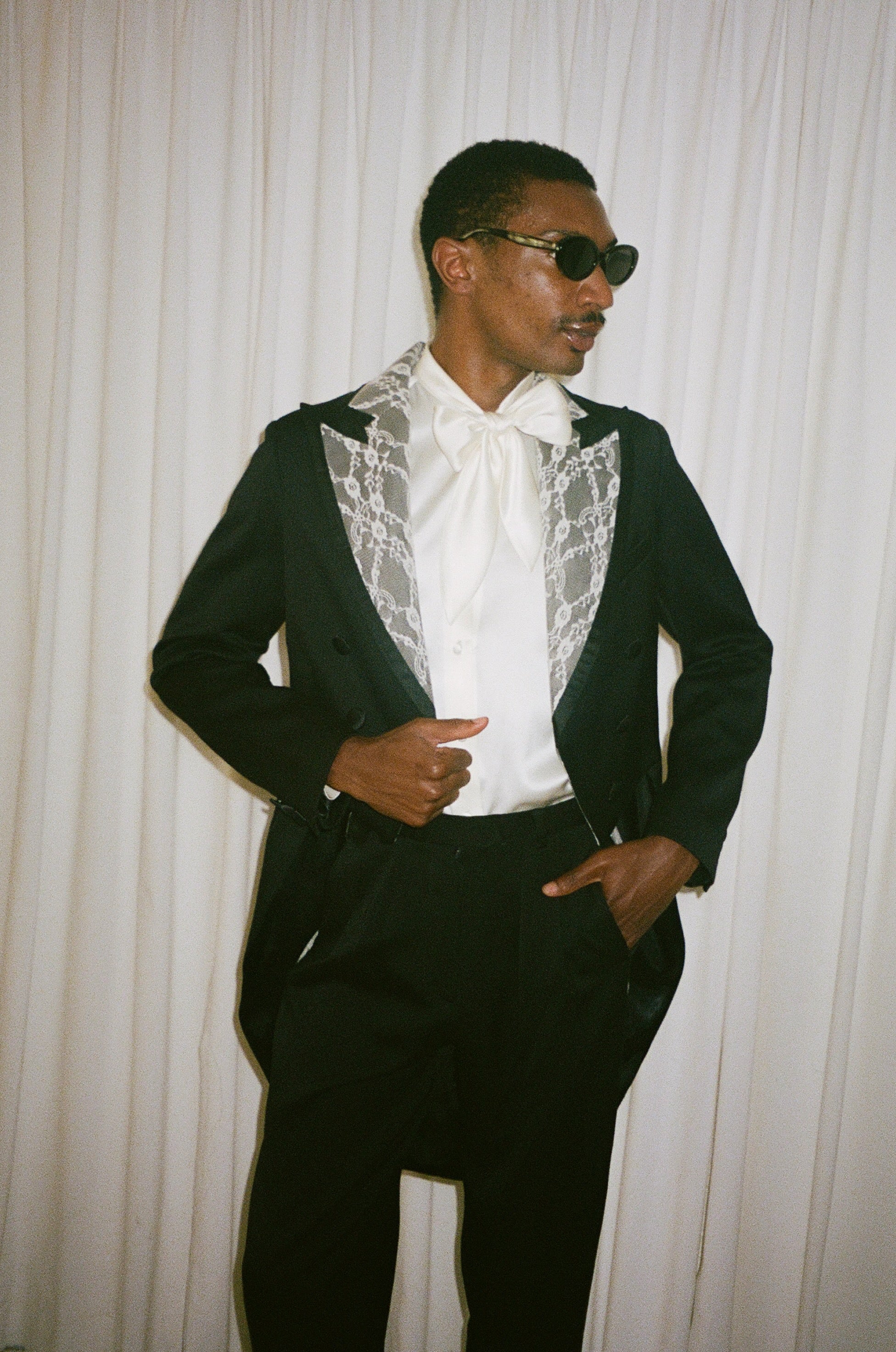 Theodore Lace Lapel Tailcoat