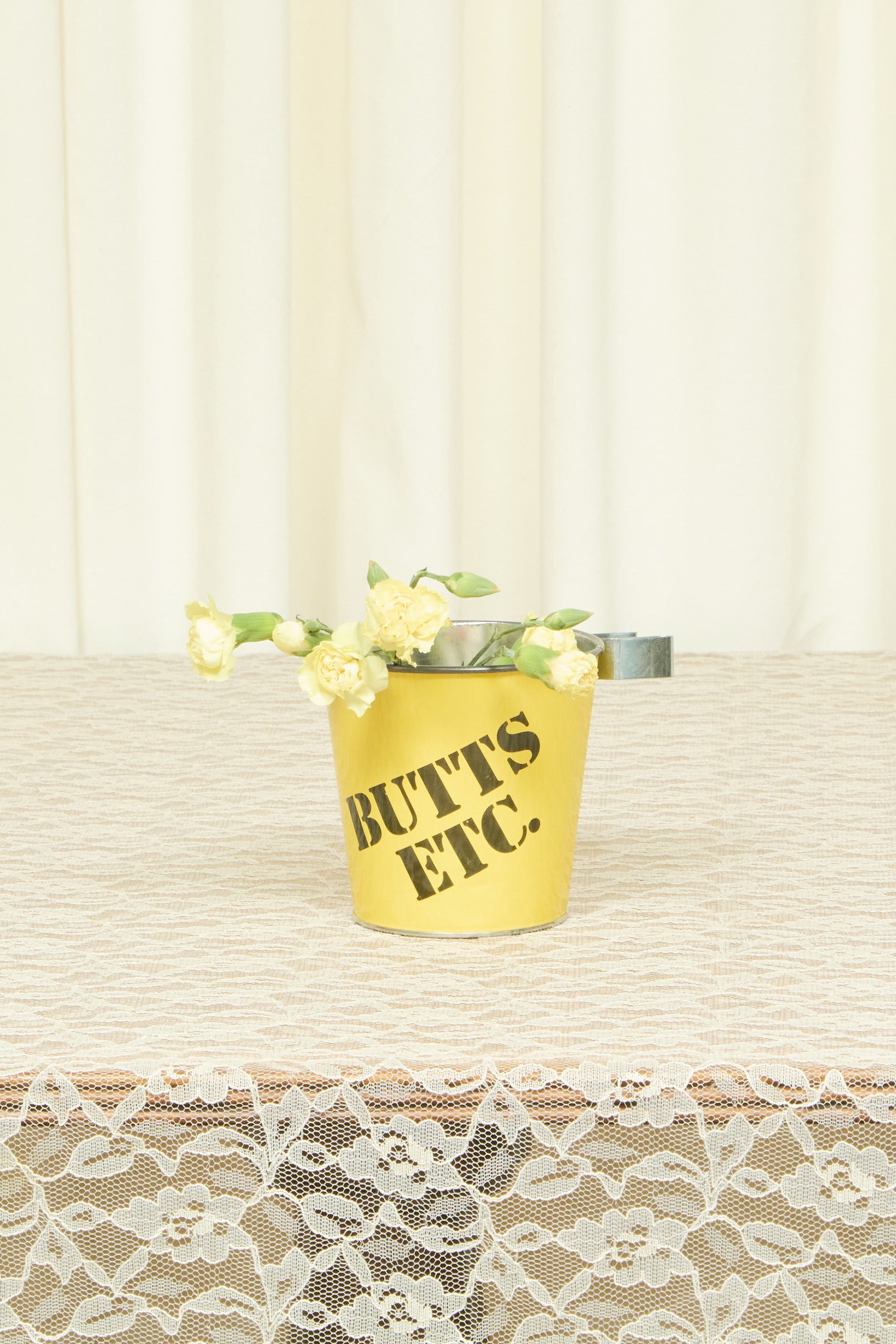 Vintage "Butts" Ashtray Bucket