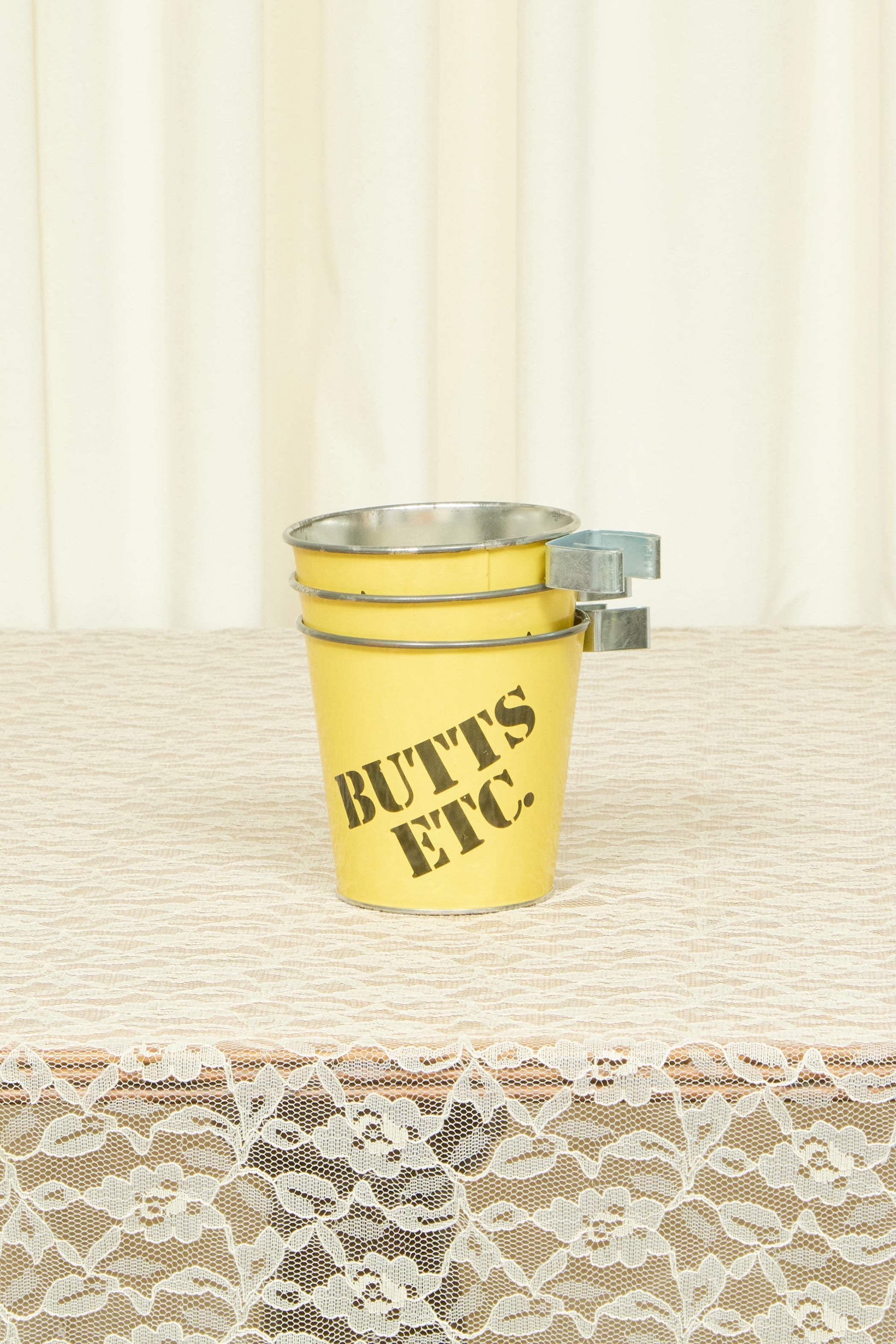 Vintage "Butts" Ashtray Bucket