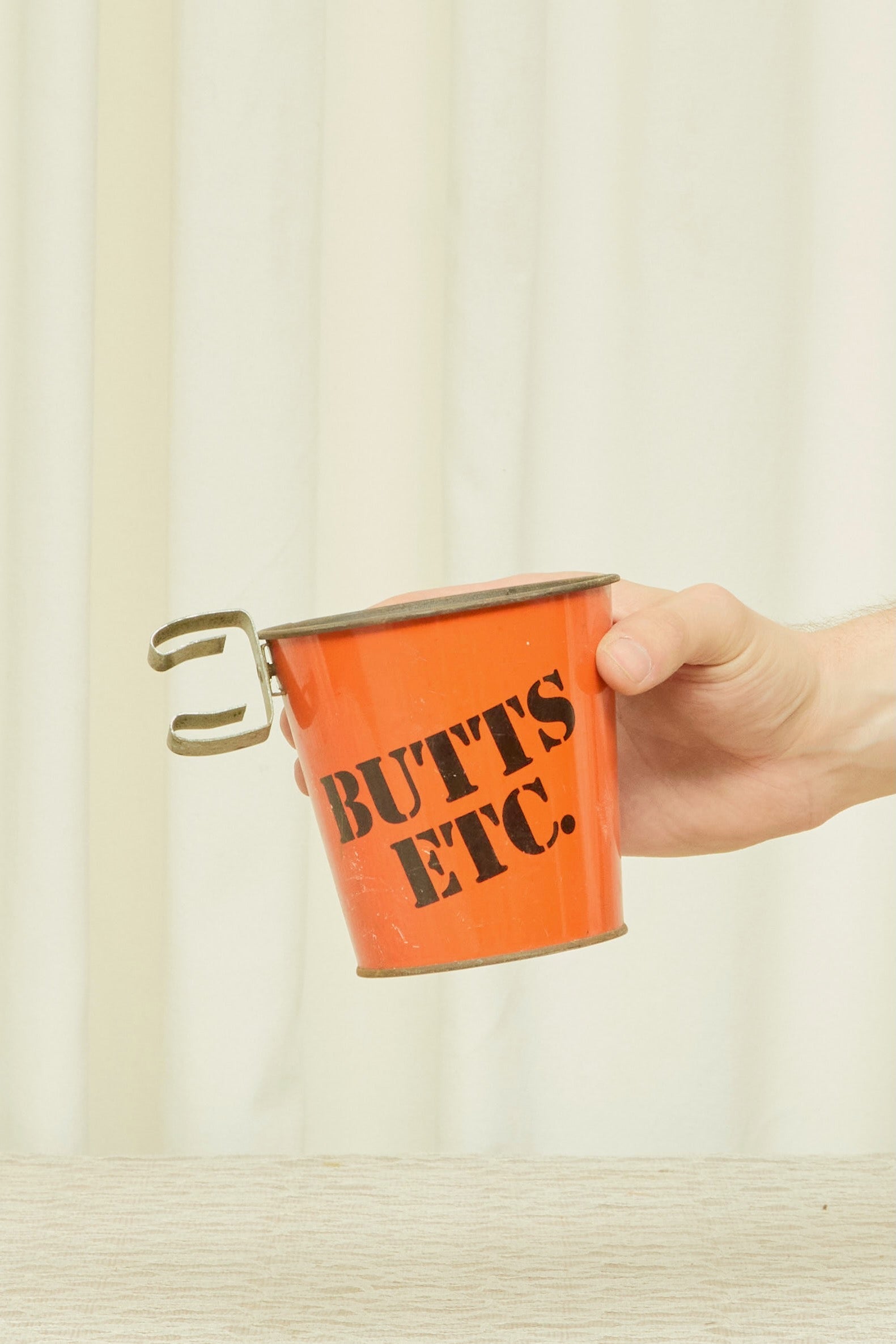 Vintage "Butts Etc" Metal Bucket