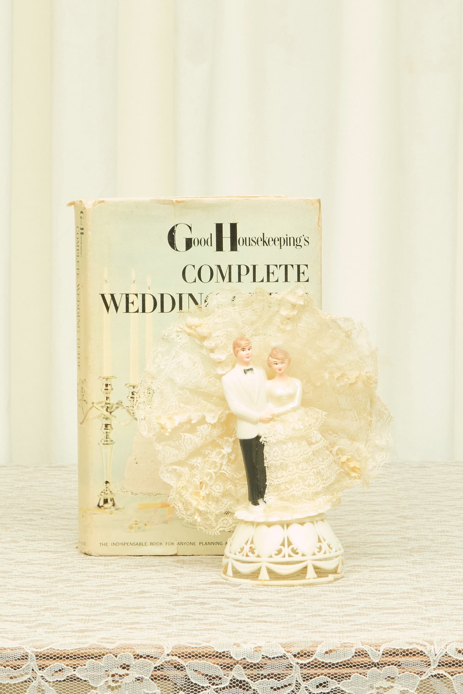 Vintage Couple Cake Topper