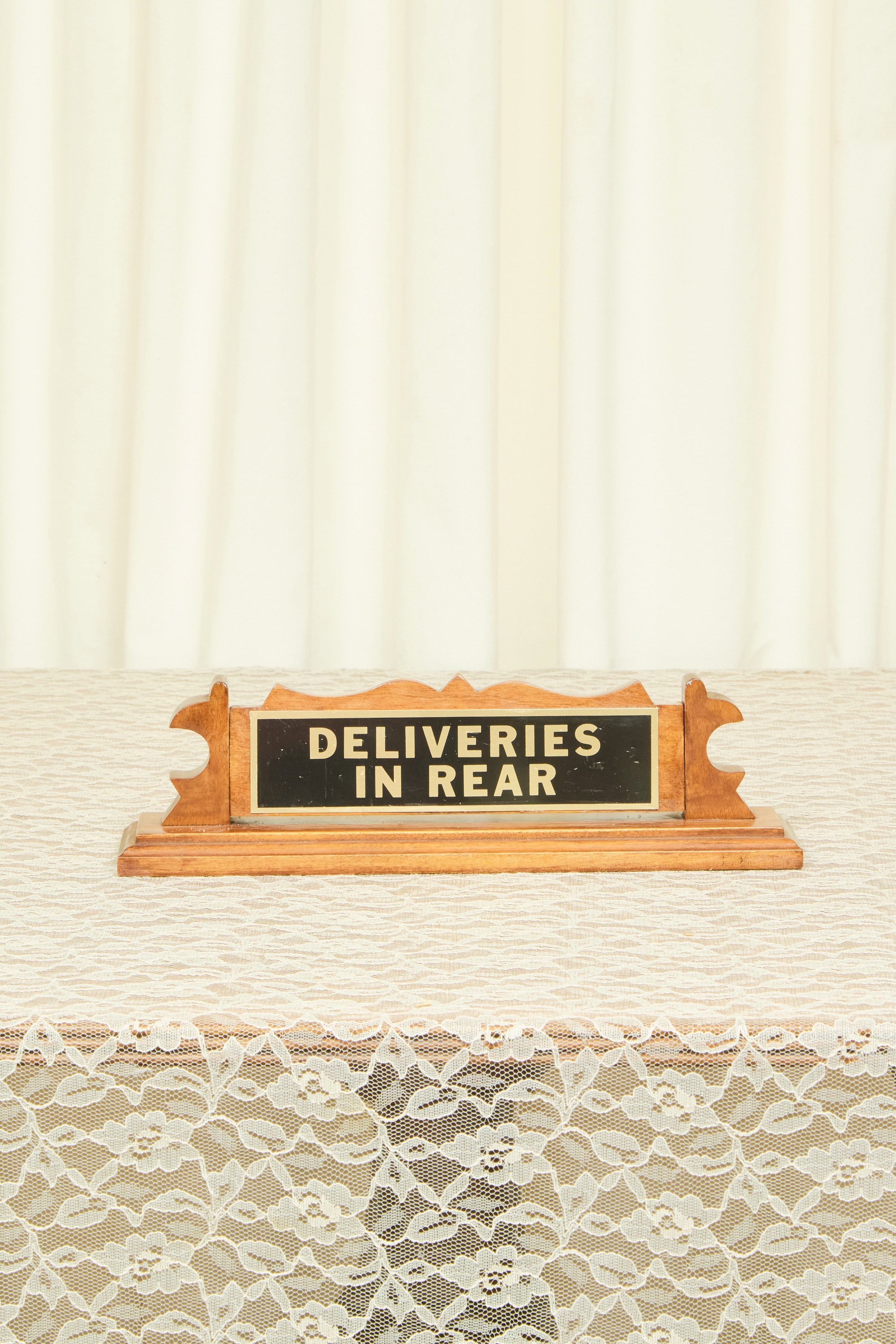 Vintage Double Sided Deliveries in Read Sign