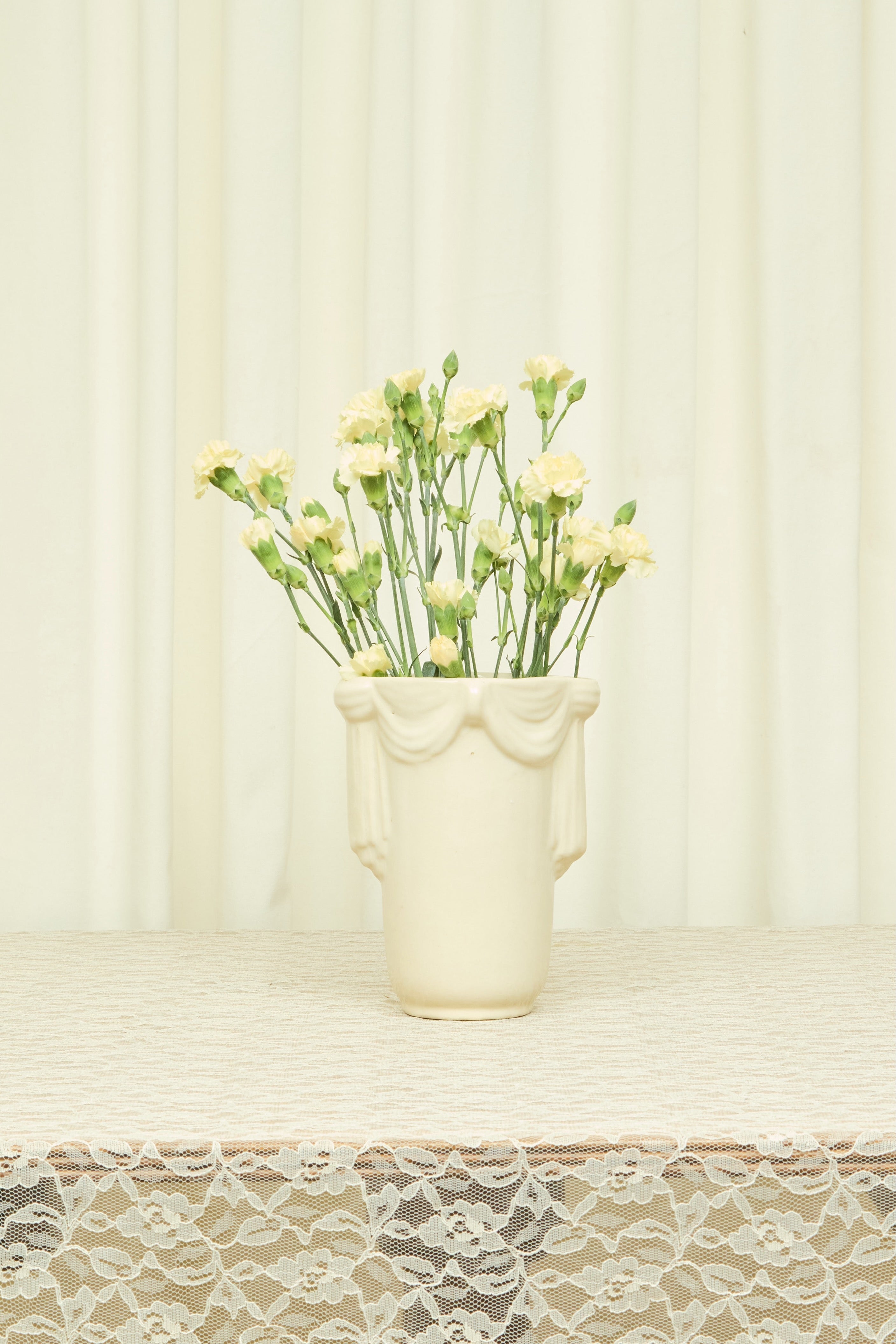 Vintage Draped Neoclassical Vase