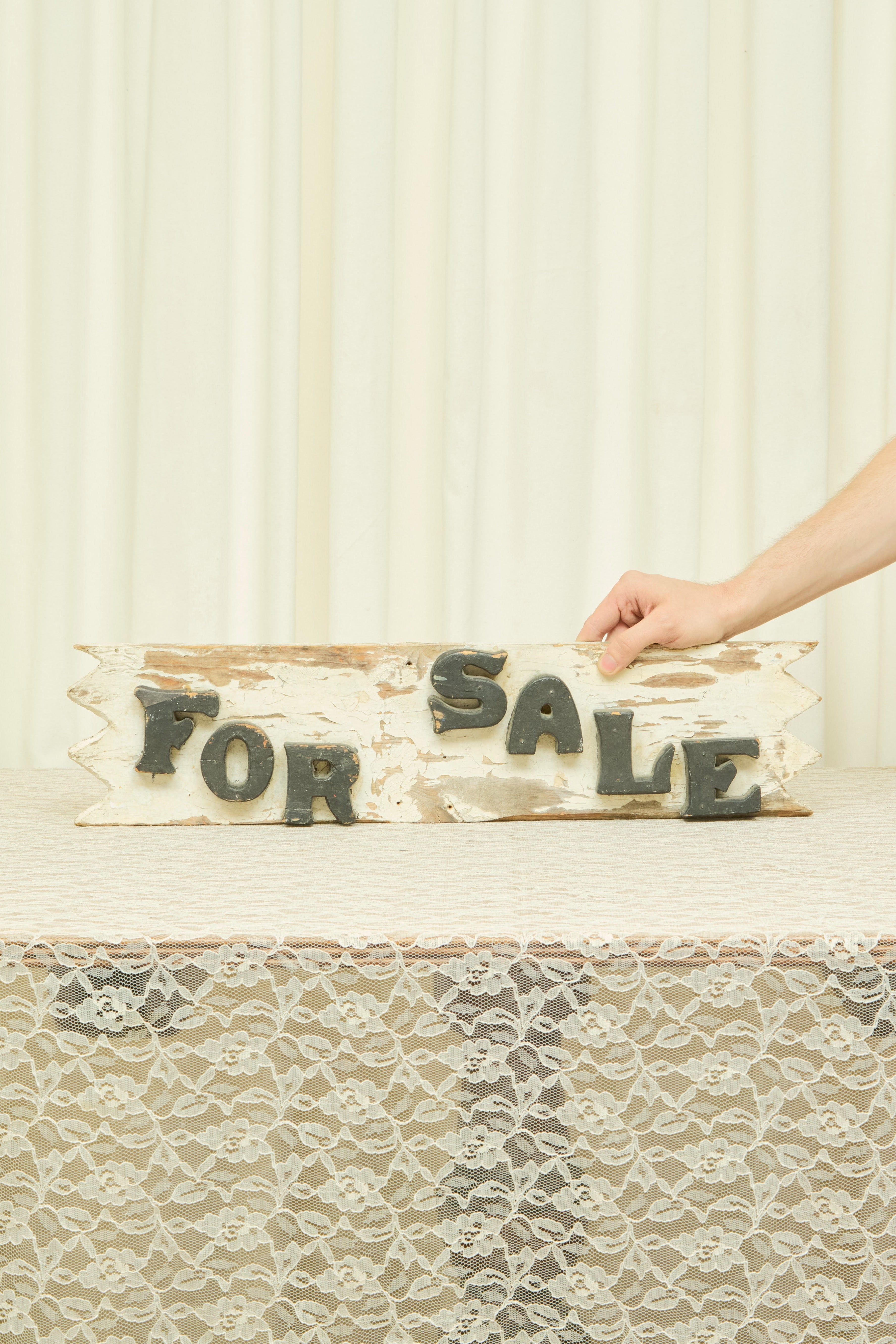 Vintage Folk Art "For Sale" Sign