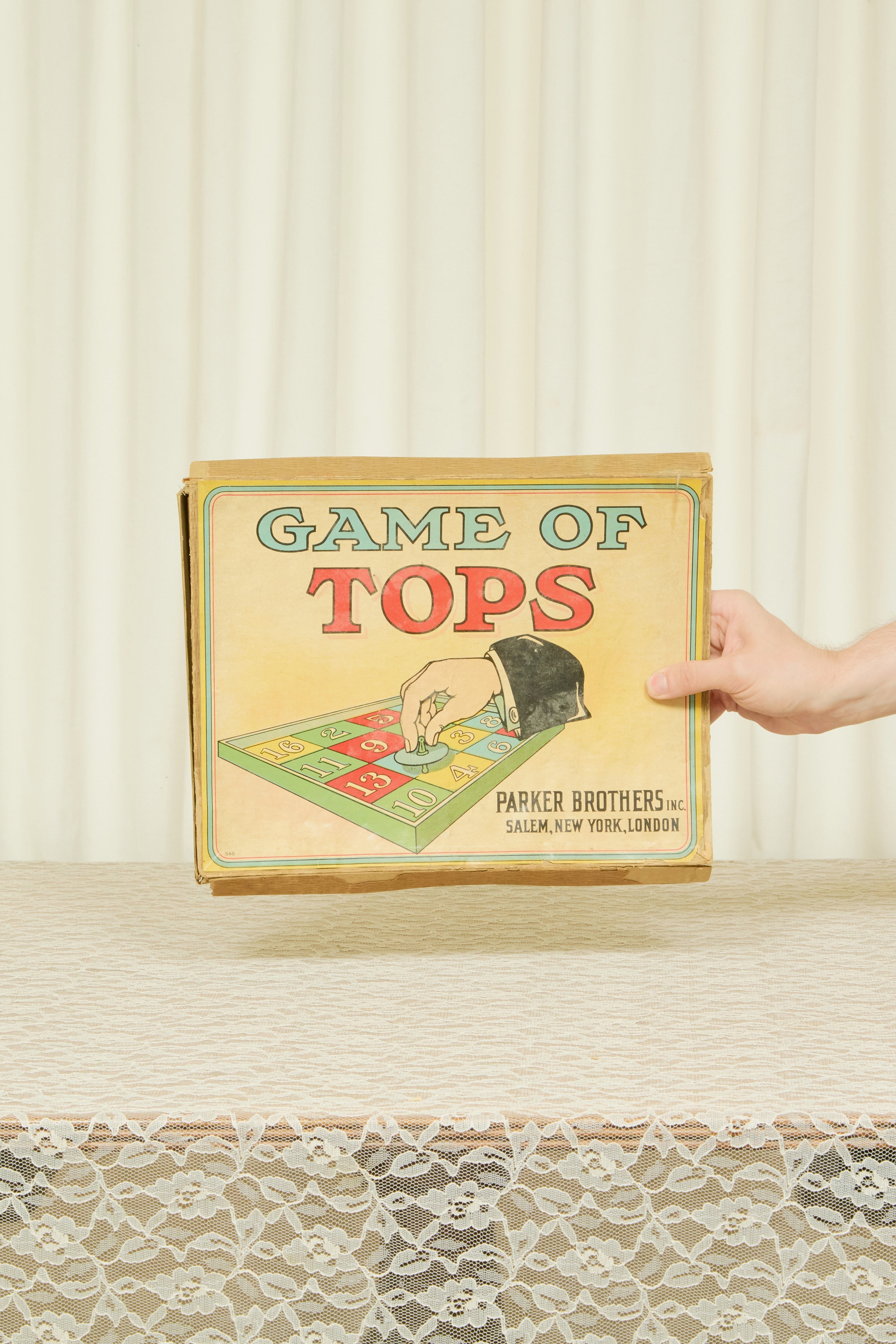 Vintage "Game of Tops" Board Game