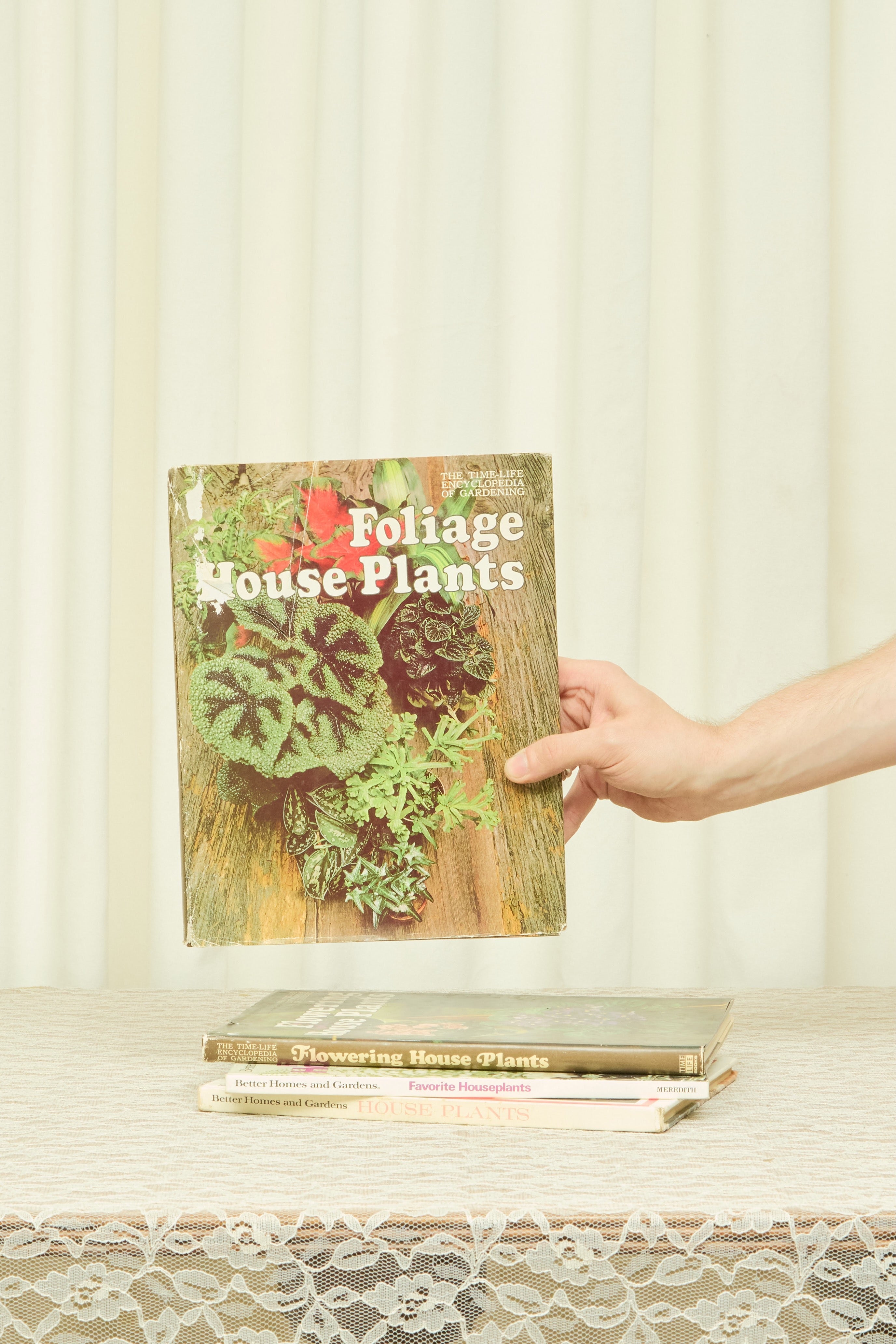 Vintage Gardening Books Set/4