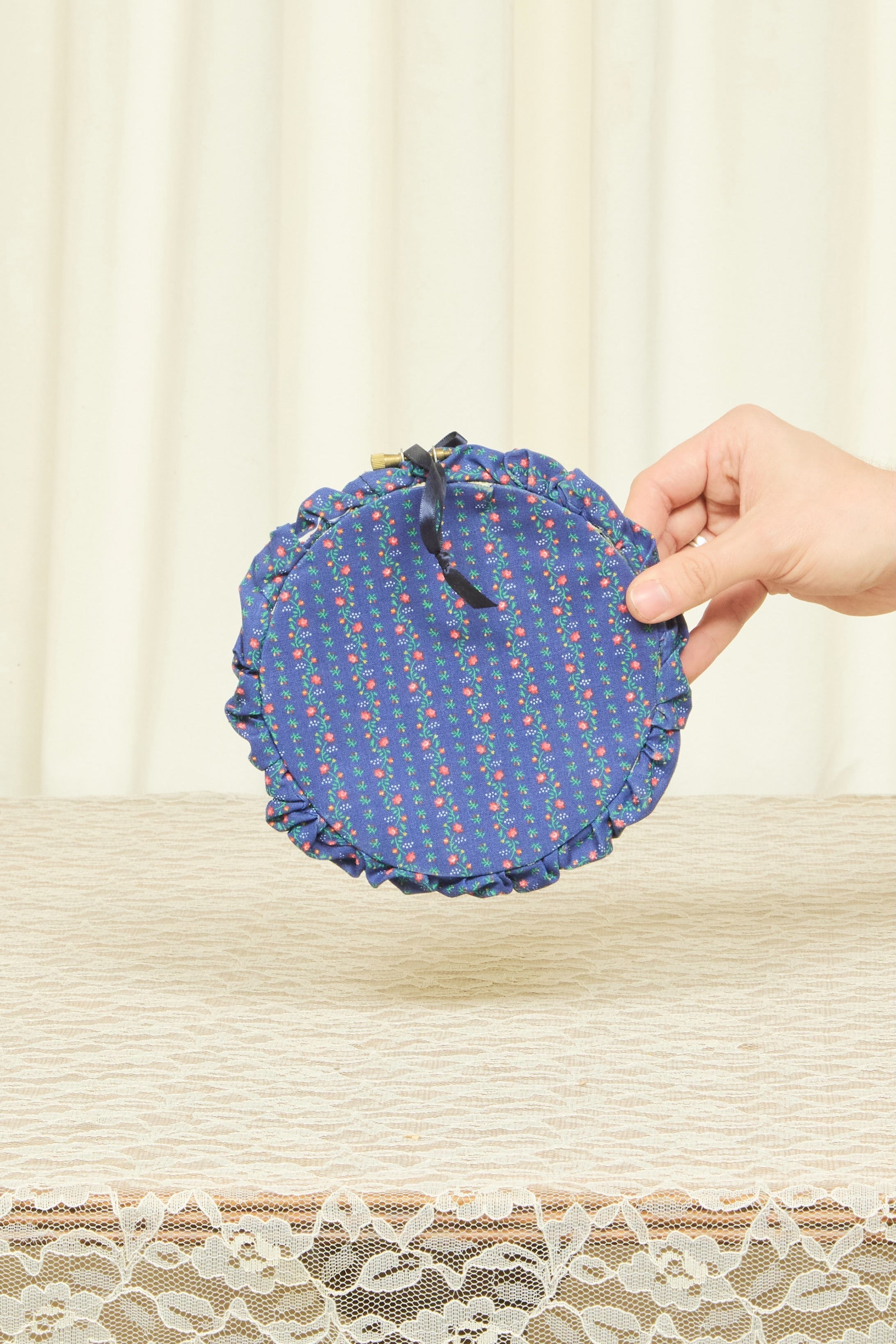 Vintage "Outrageous" Embroidered Hoop