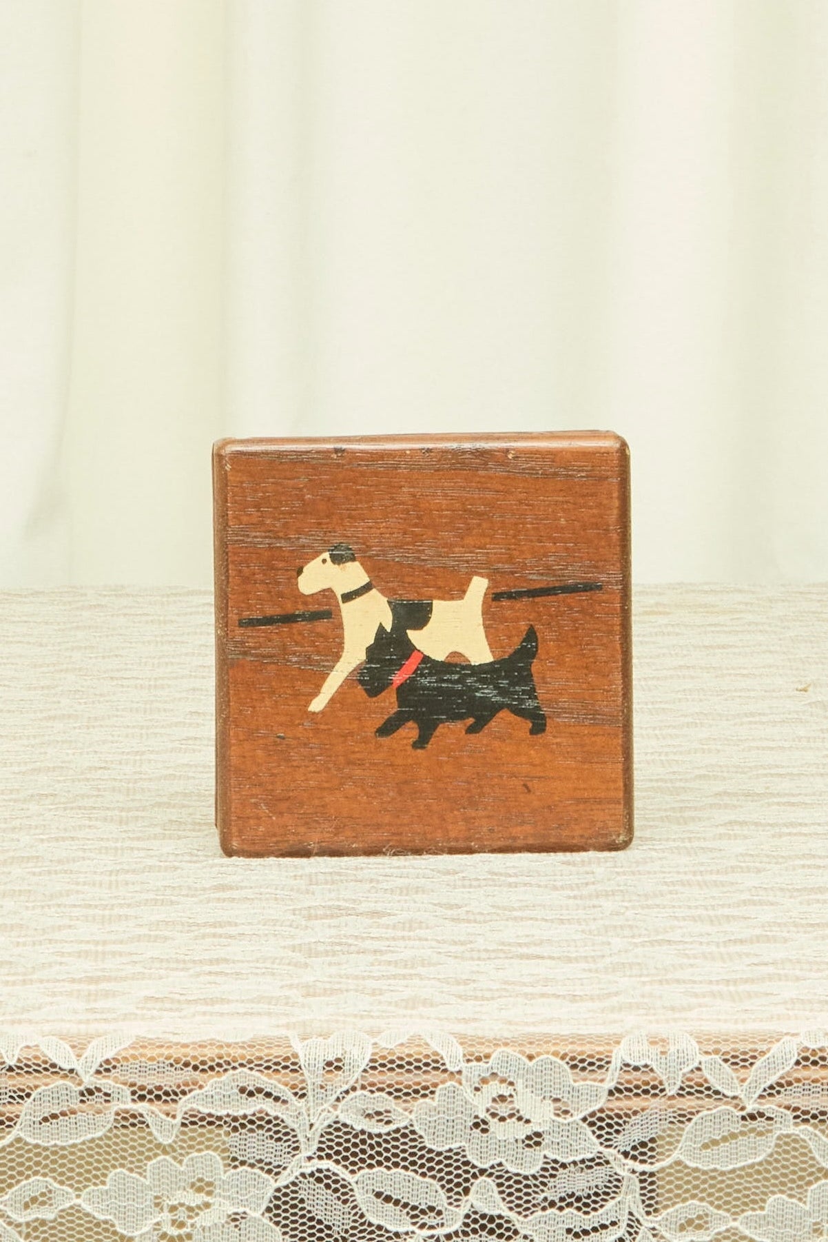 Vintage Scottie Trinket Box