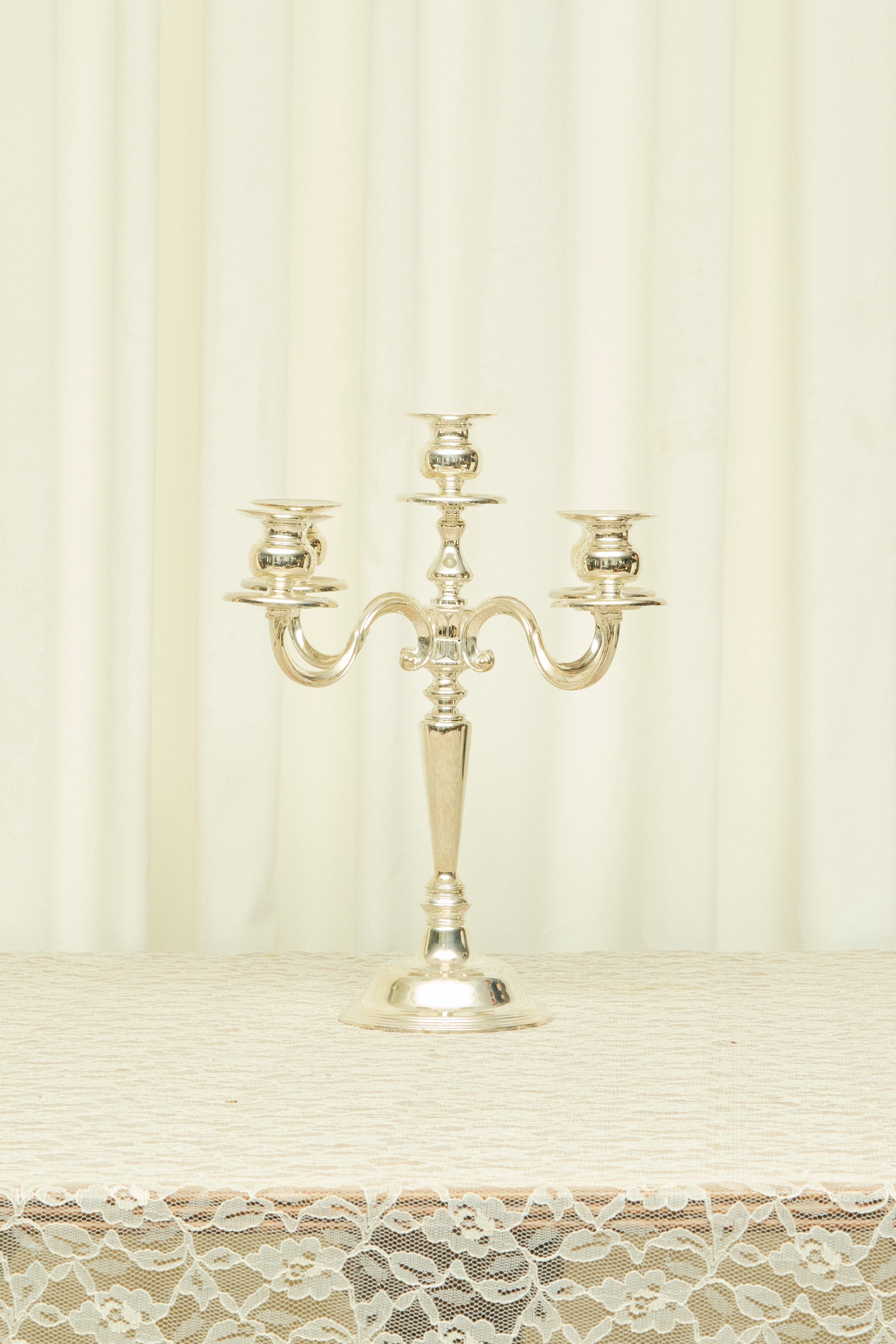 Vintage Silver 5 Arm Candelabra
