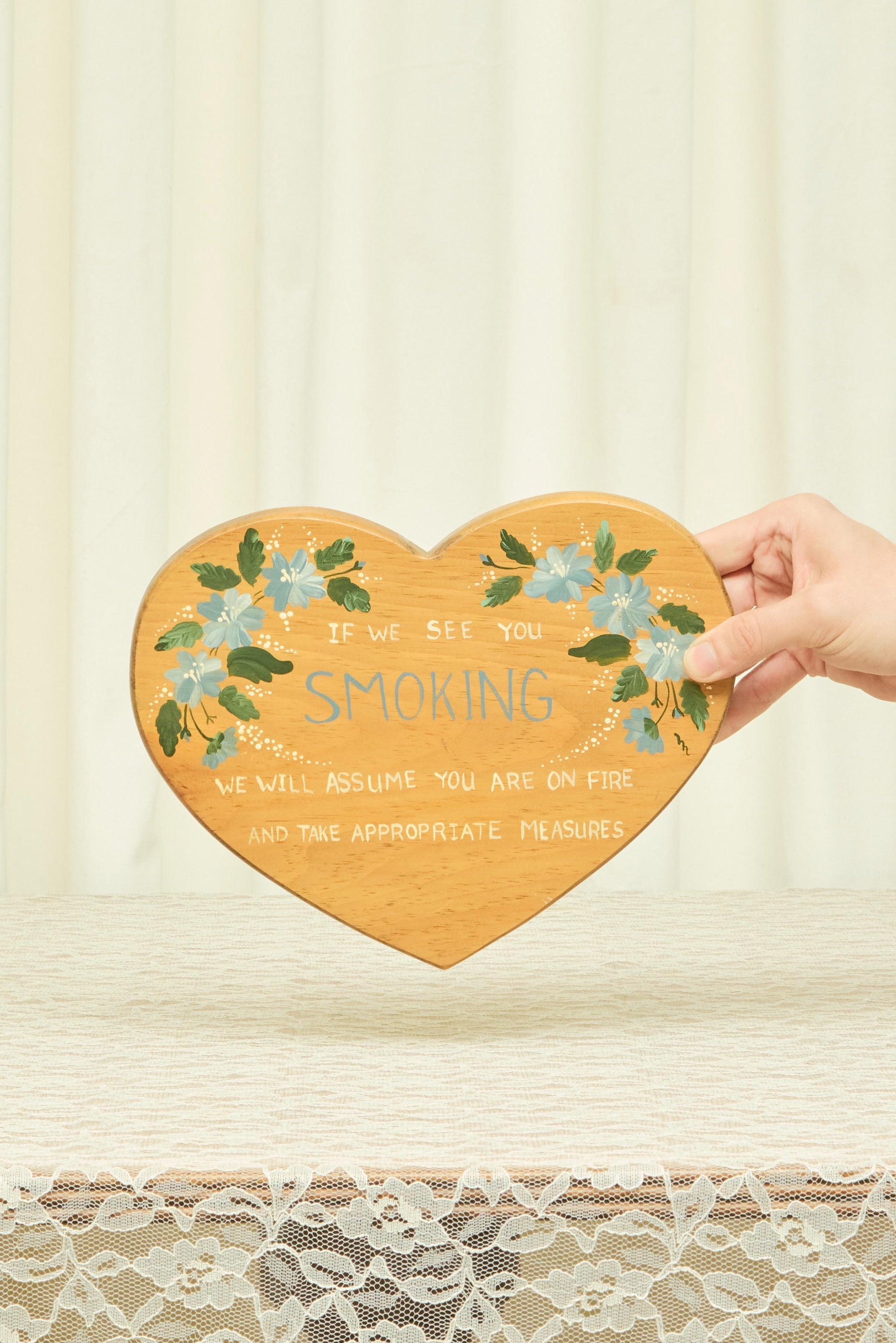 Vintage "Smoking" Heart