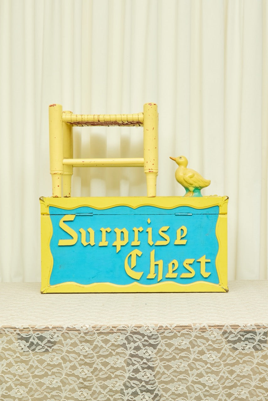 Vintage Wood Suprise Chest/Trunk