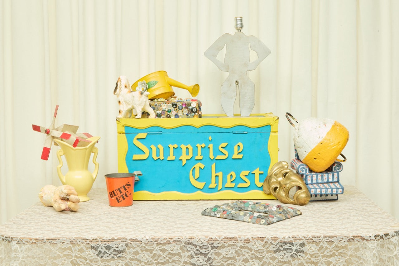 Vintage Wood Suprise Chest/Trunk