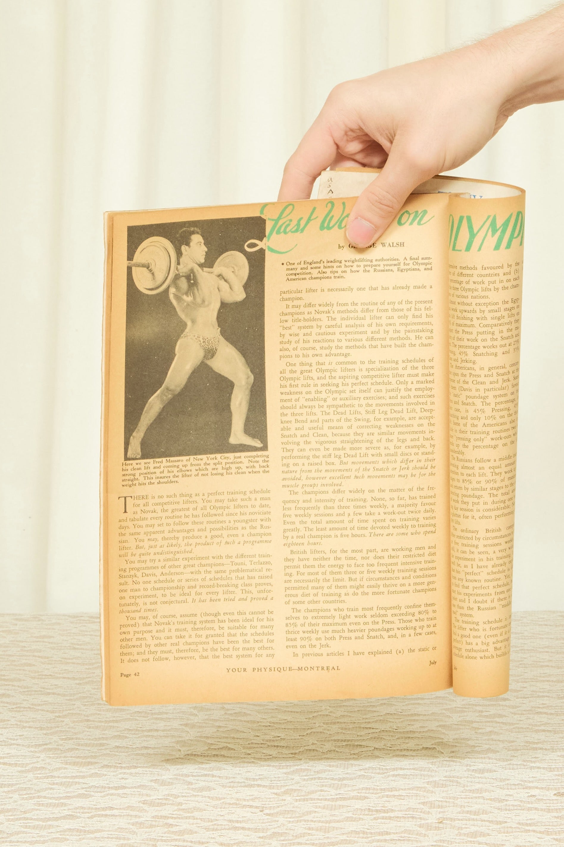 Vintage "Your Physique" Fitness Magazine (1947)