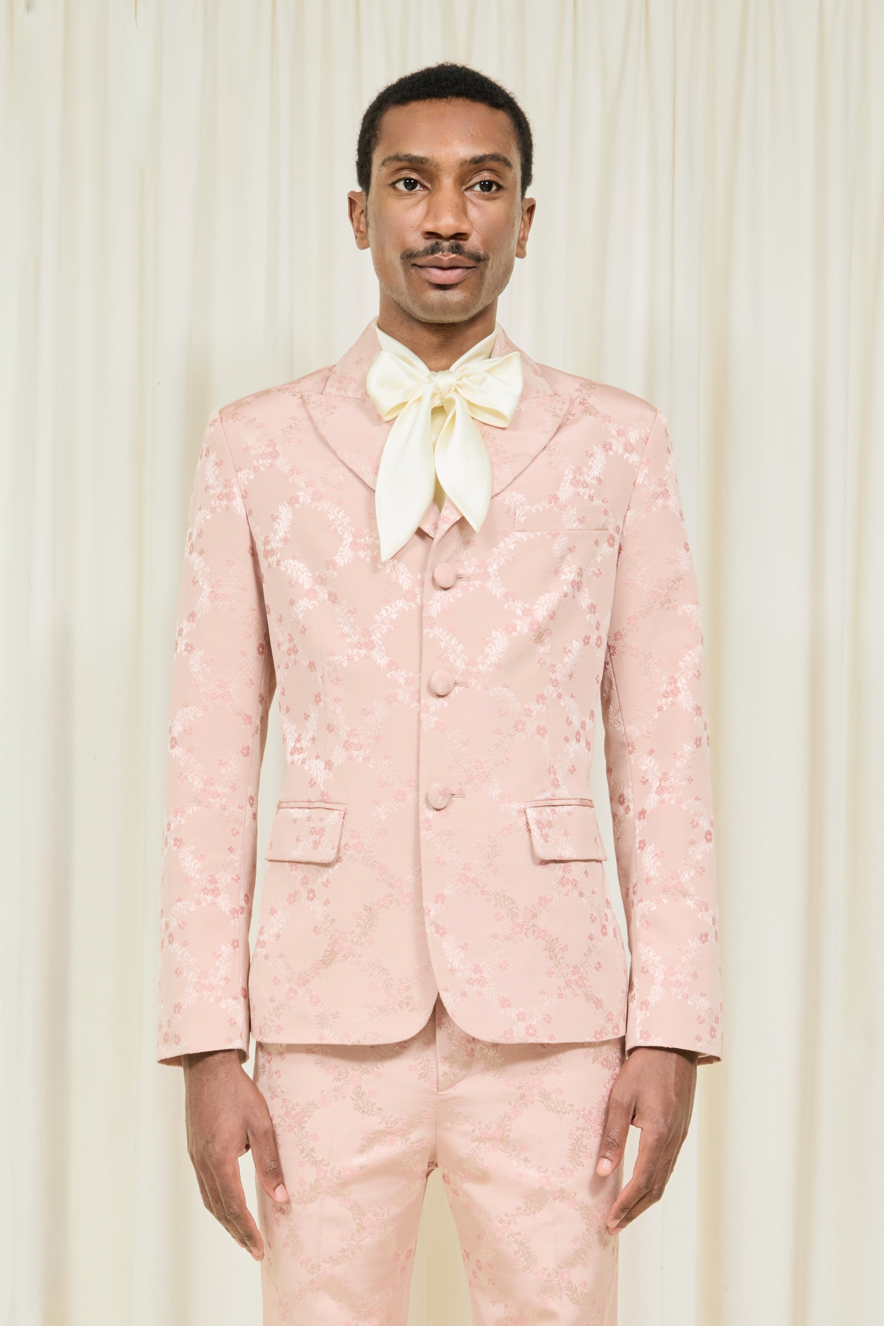 Walt Embroidered Trellis Blazer