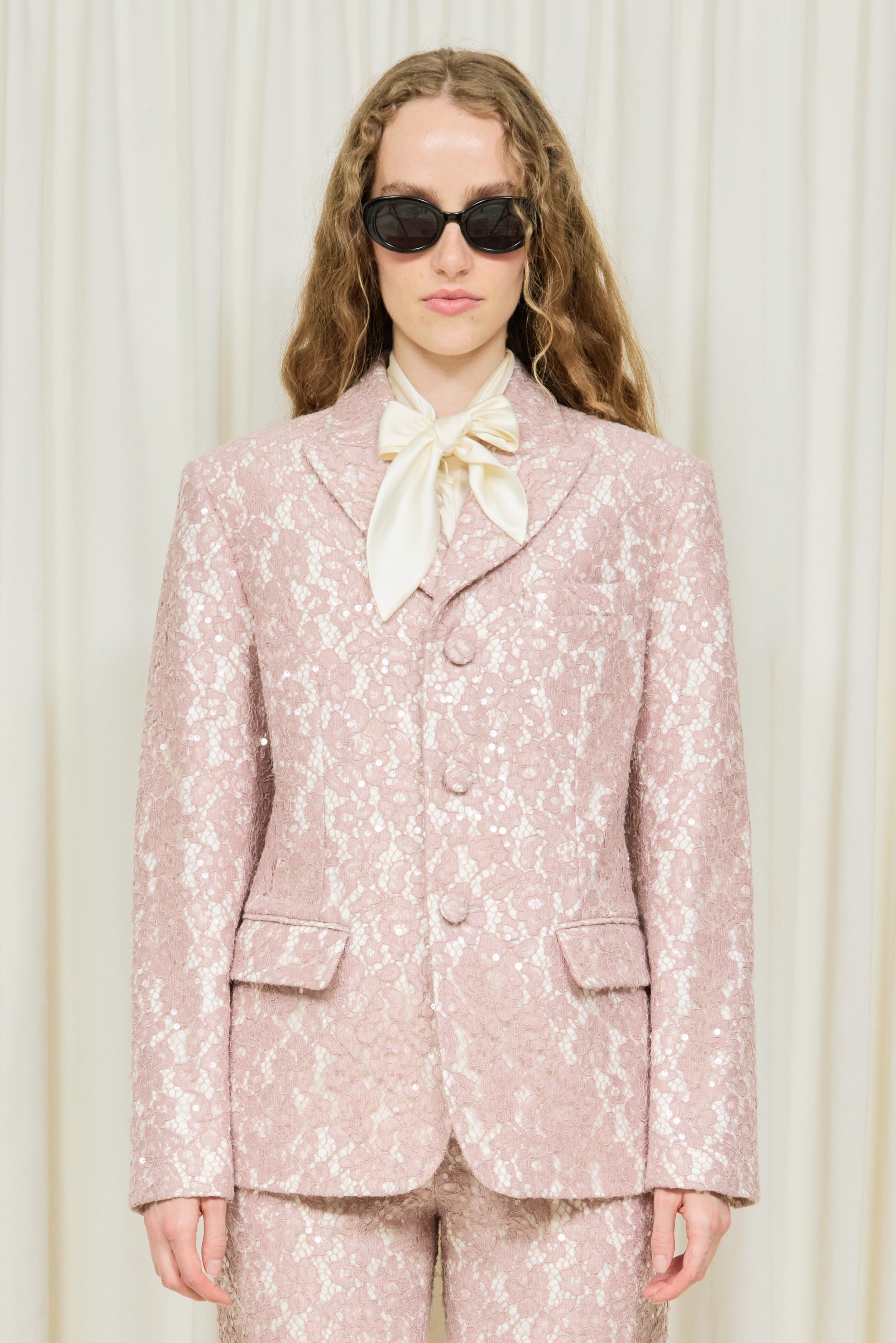 Walt Sequin Lace Blazer