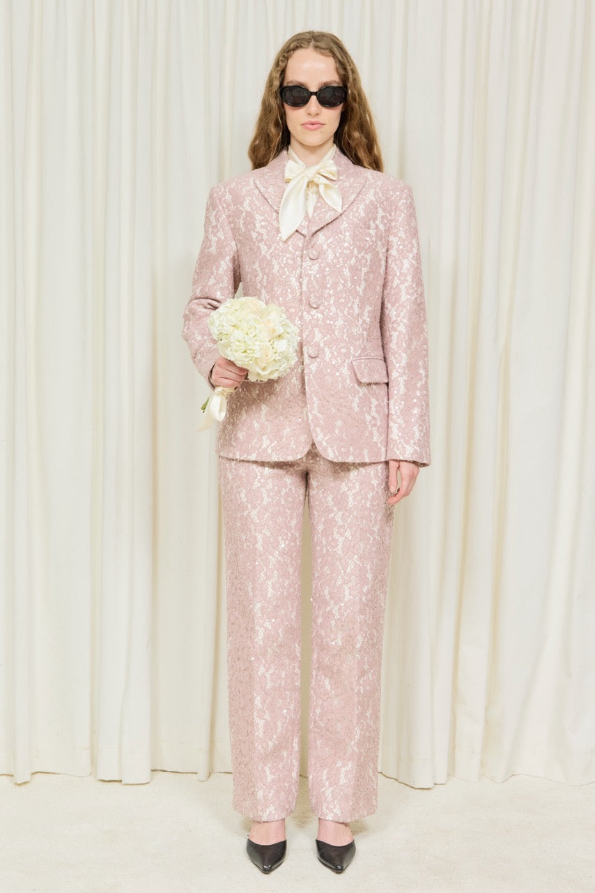 Walt Sequin Lace Blazer