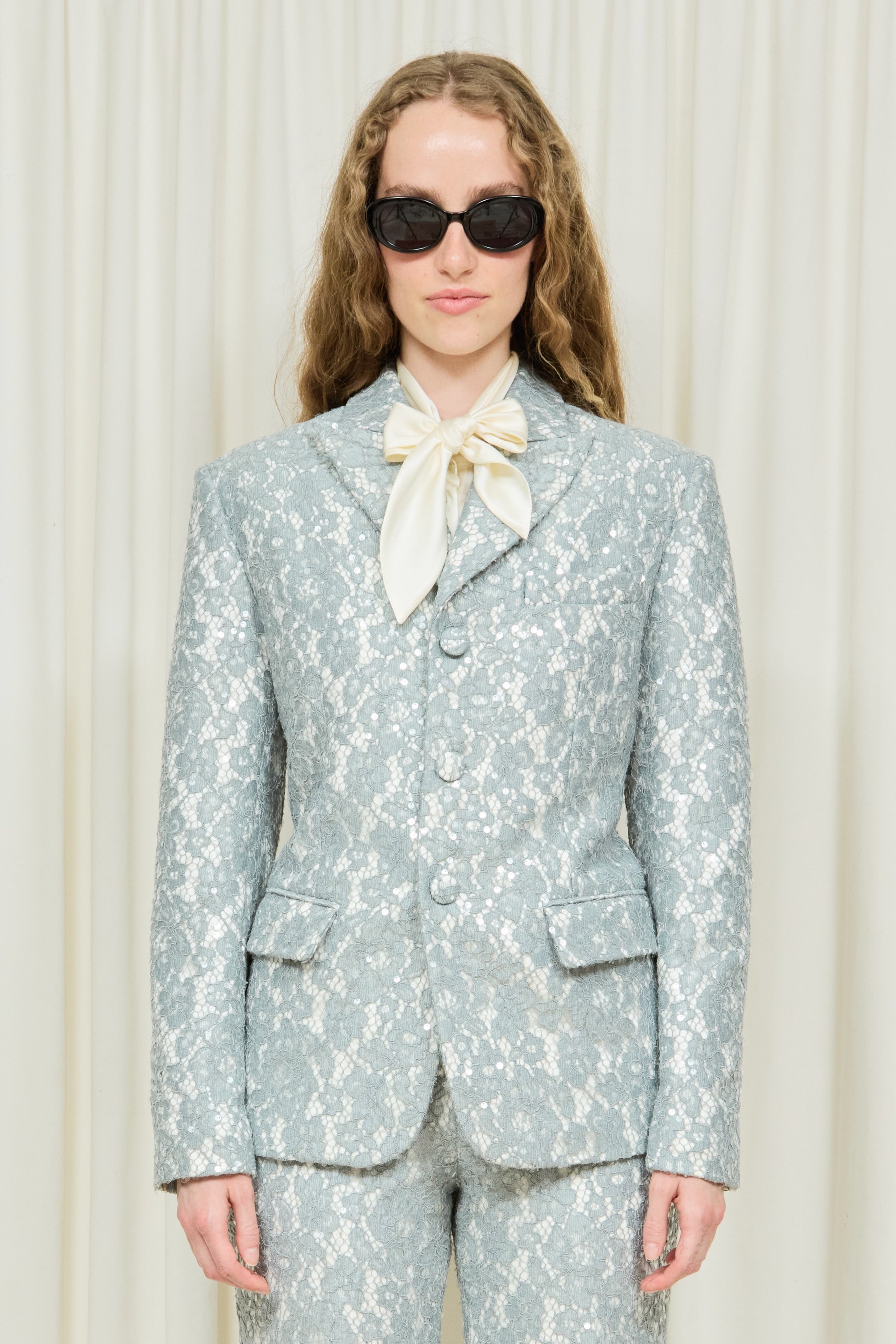 Walt Sequin Lace Blazer