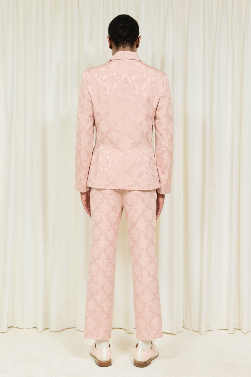 Willie Embroidered Trellis Trouser