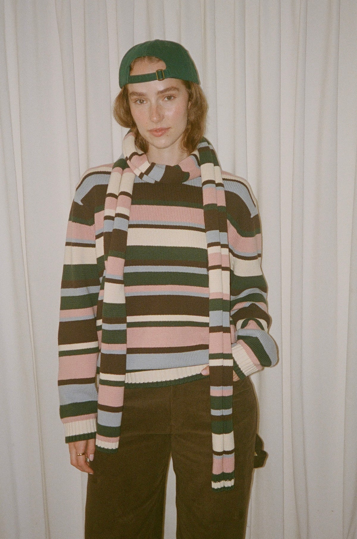 Ollie Striped Scarf